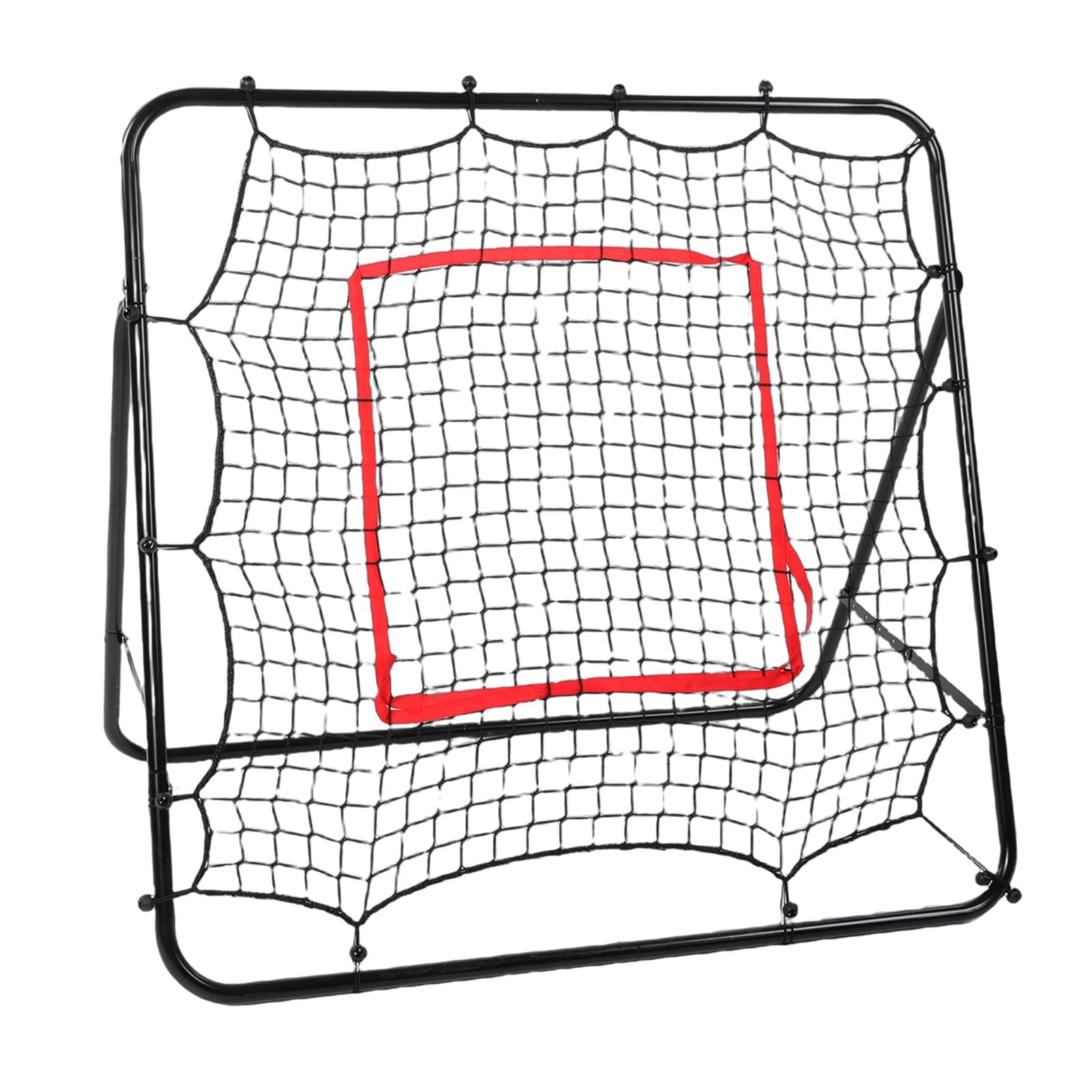 Generic Siatka do Softballu Pitch Back Net Efektywny Trening Regulowana Konstrukcja do Siatkówki Piłka Nożna Stal PE 3,94 X 3,94 Stopy