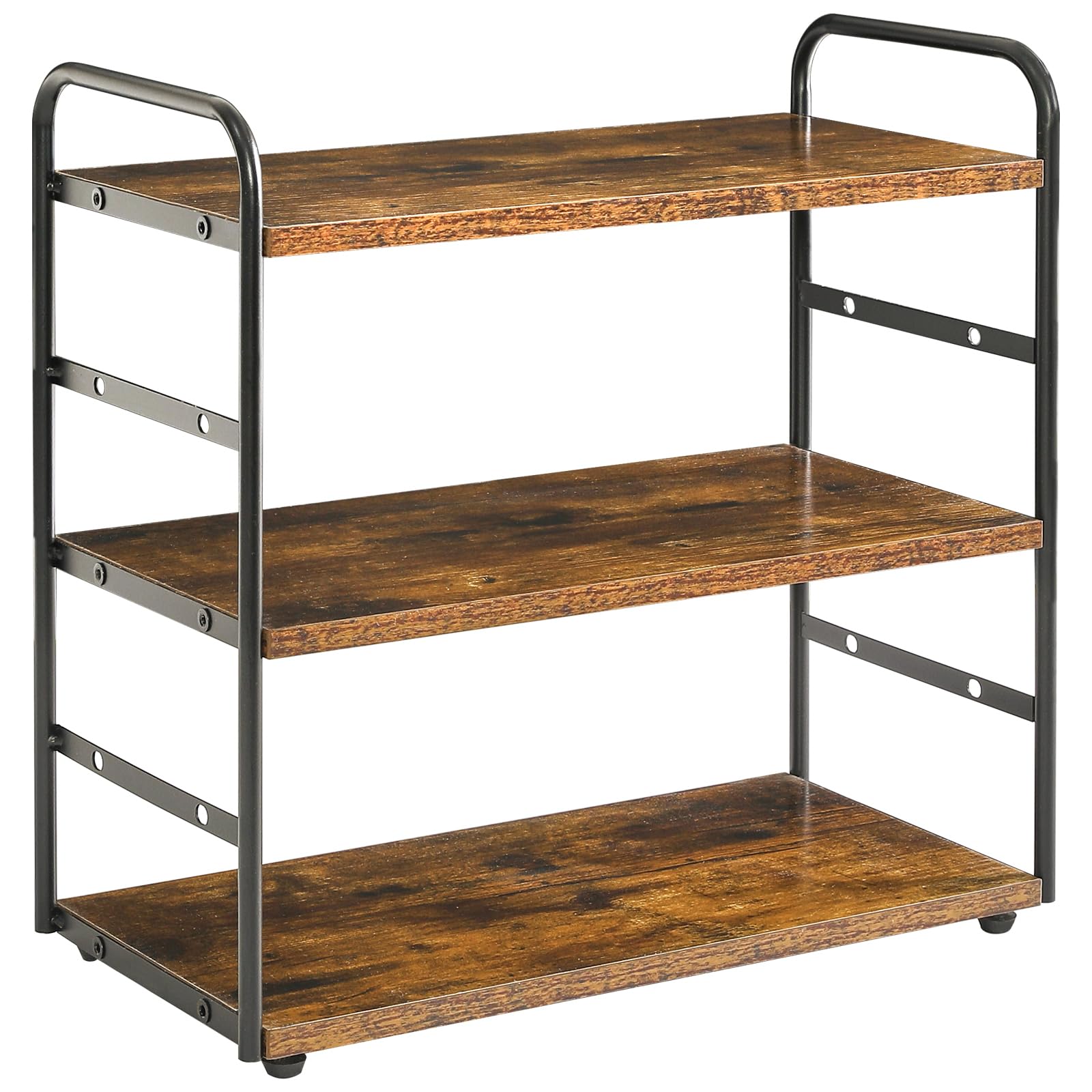 IBUYKE Étagère à Épices,Lot de 2,Étagère Plan de travail,TWJ001H-2 | Rangement placard Organisateur de Salle de Bain Rangement Epices Cuisine pour Salle à Manger Bureau