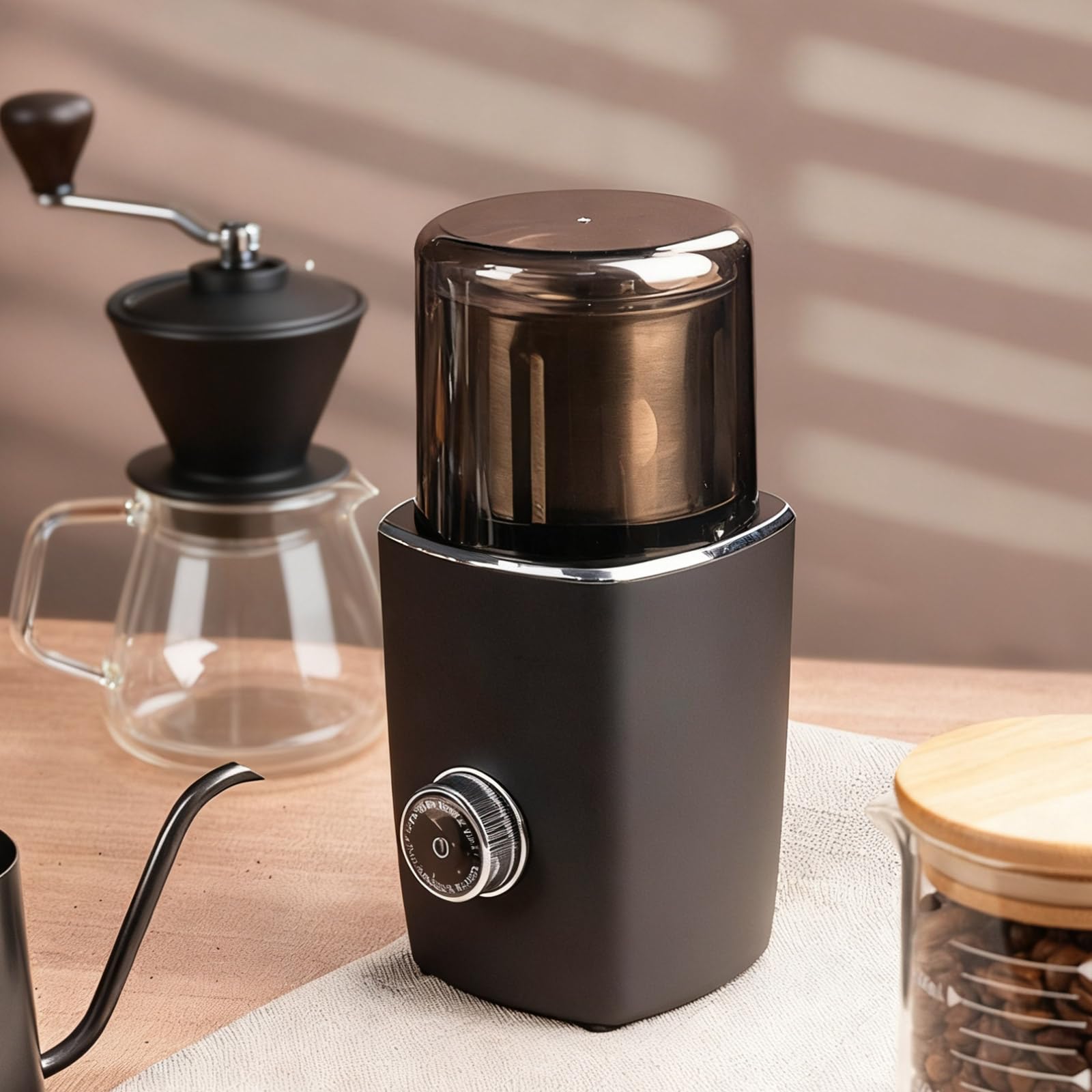 Molinillo de café Recargable, Motor silencioso de Acero Inoxidable 304, Molinillo eléctrico inalámbrico portátil para Frijoles, Especias, eléctrico para Uso en la Cocina