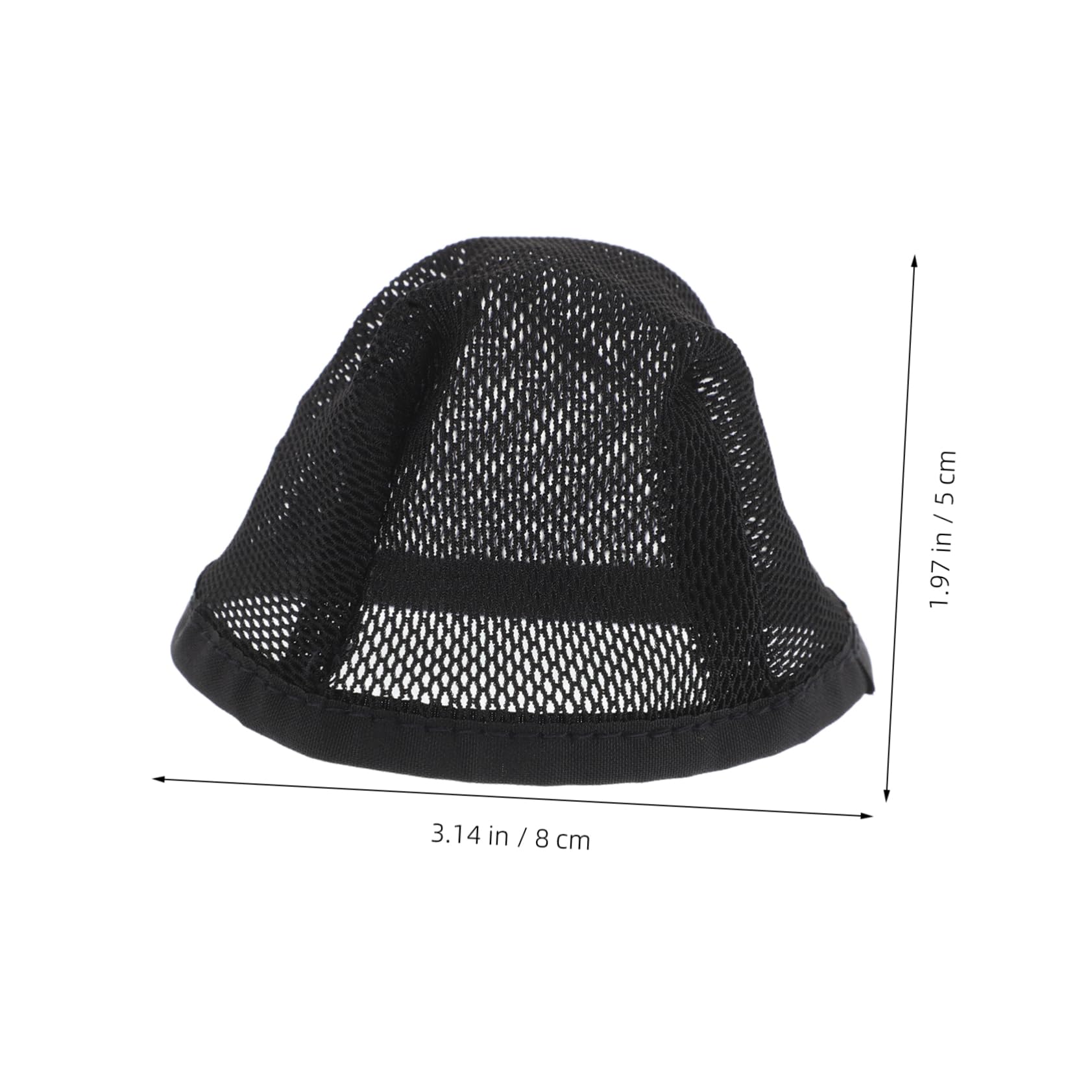 BESTYASH 10pcs Black Crochet Net Caps for Wigs and Hair Extensions Stretchable Weaving and Sleeping Accessories Comfortable and Breathable Design for All Occasions