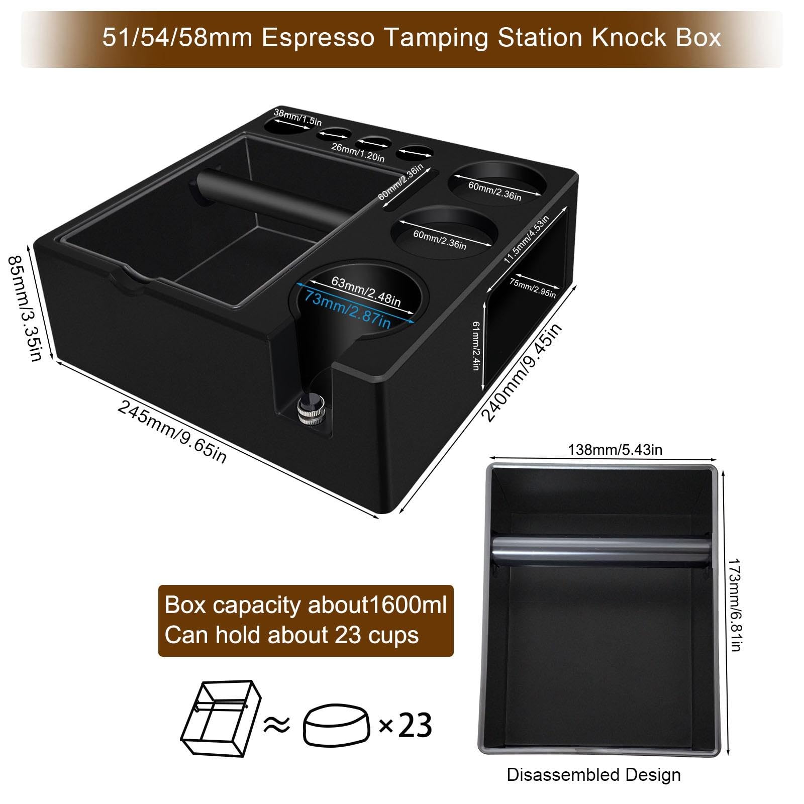 Kaffeetamperstation, Rutschfester Tamperhalter für Kaffeezubehör