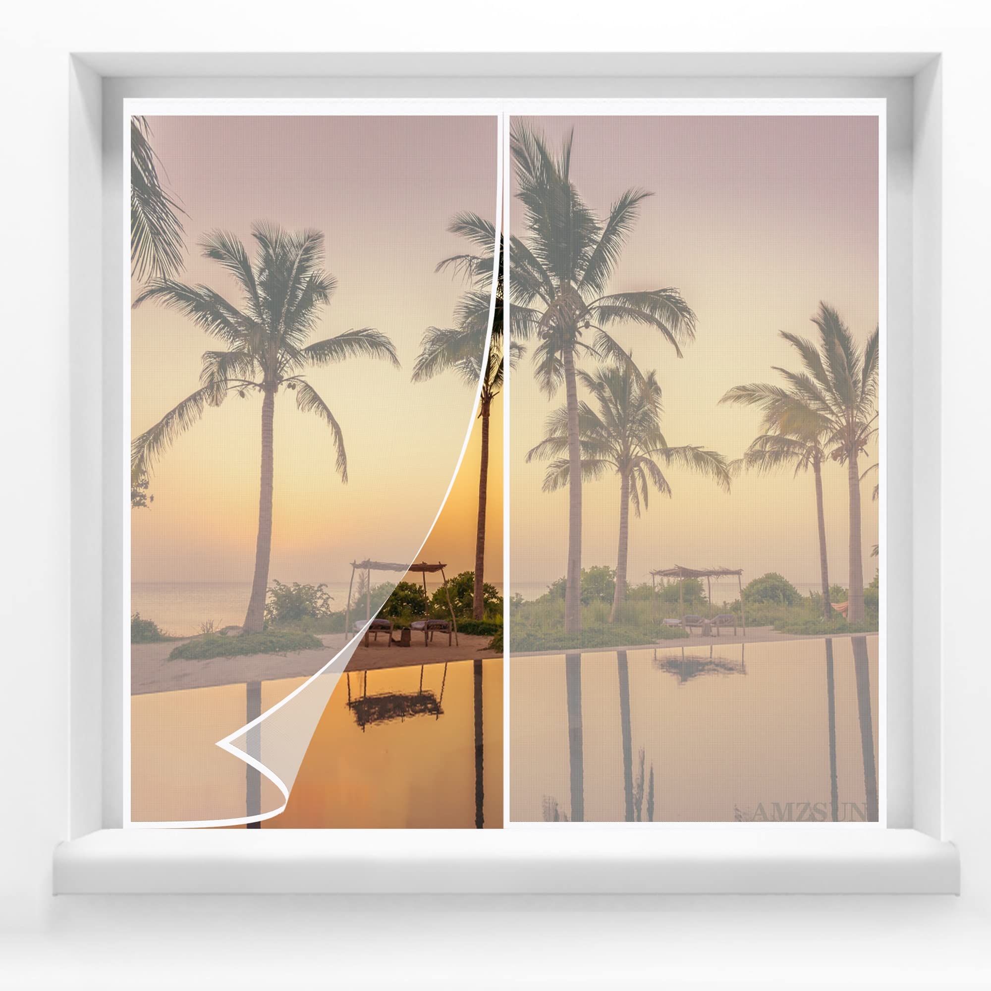 Porte Moustiquaire Magnétique Rideau 105 X 250 Cm Mailles Anti