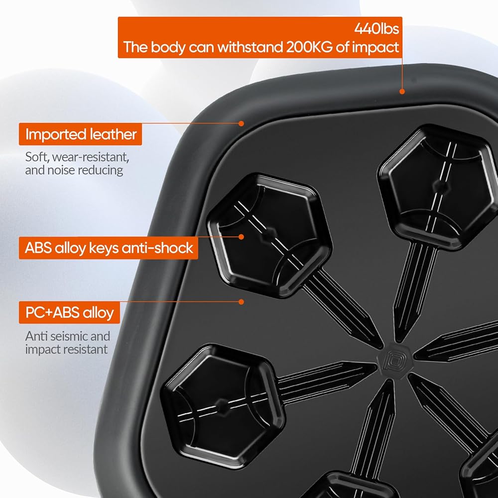 Macchina Da Boxe Musicale Con Luci LED E Bluetooth - Allenamento Fitness E Scarico Stress A Casa