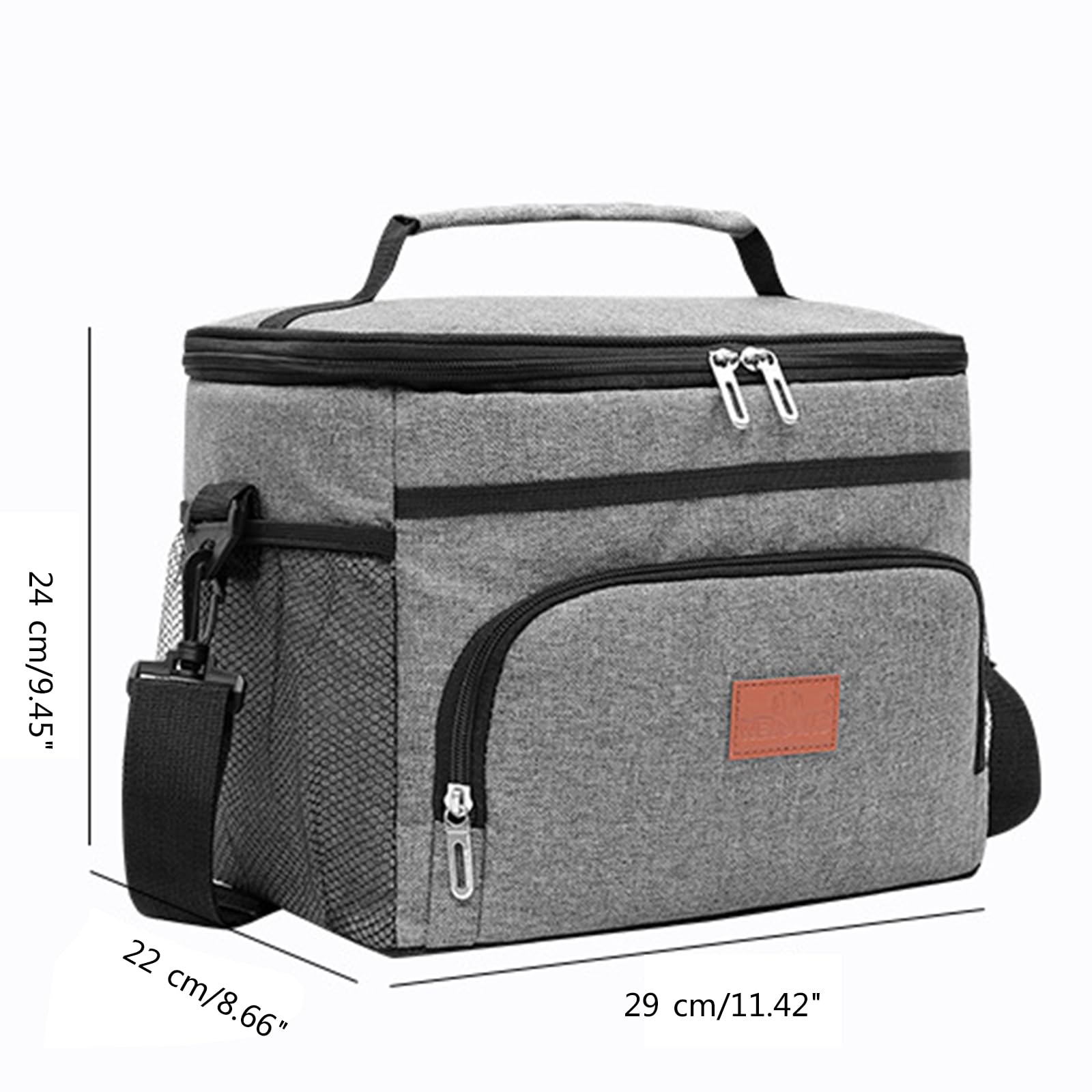 Borsa per pranzo per picnic in ufficio Viaggi all ' aperto Escursionismo Contenitore per cena isolato portatile Scatola per alimenti termica per studenti