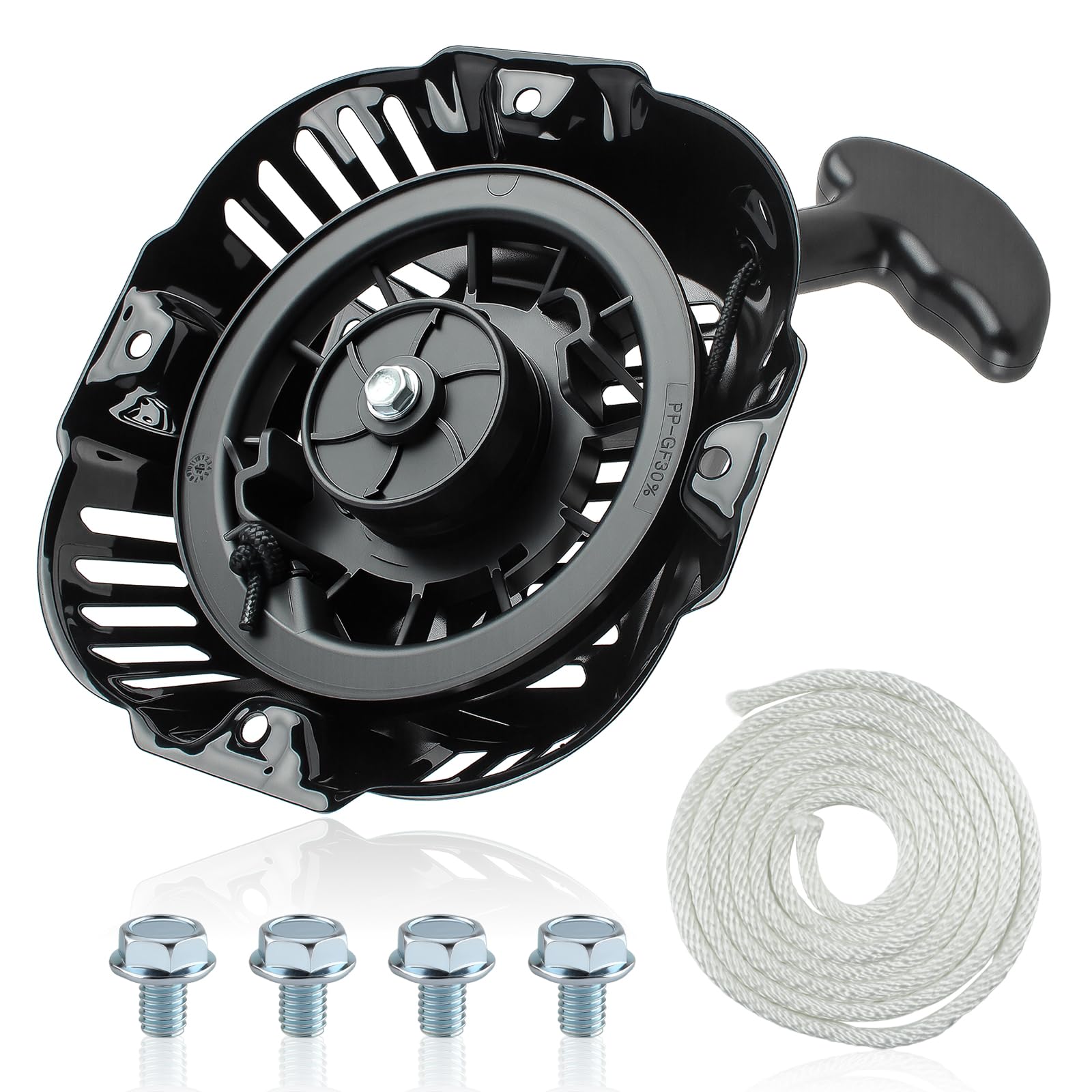 Amazon.com : GoaMotors 0J08071SRV Recoil Starter for Generac 196cc