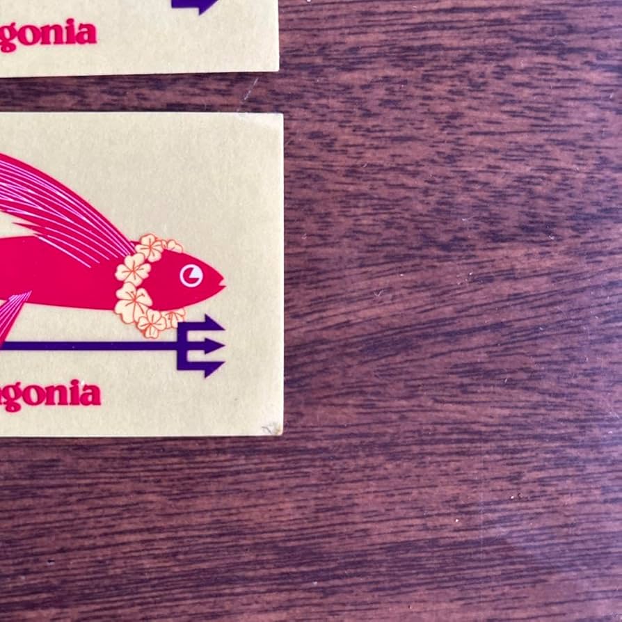 Amazon.co.jp: パタゴニア ステッカー フライングフィッシュ 2枚