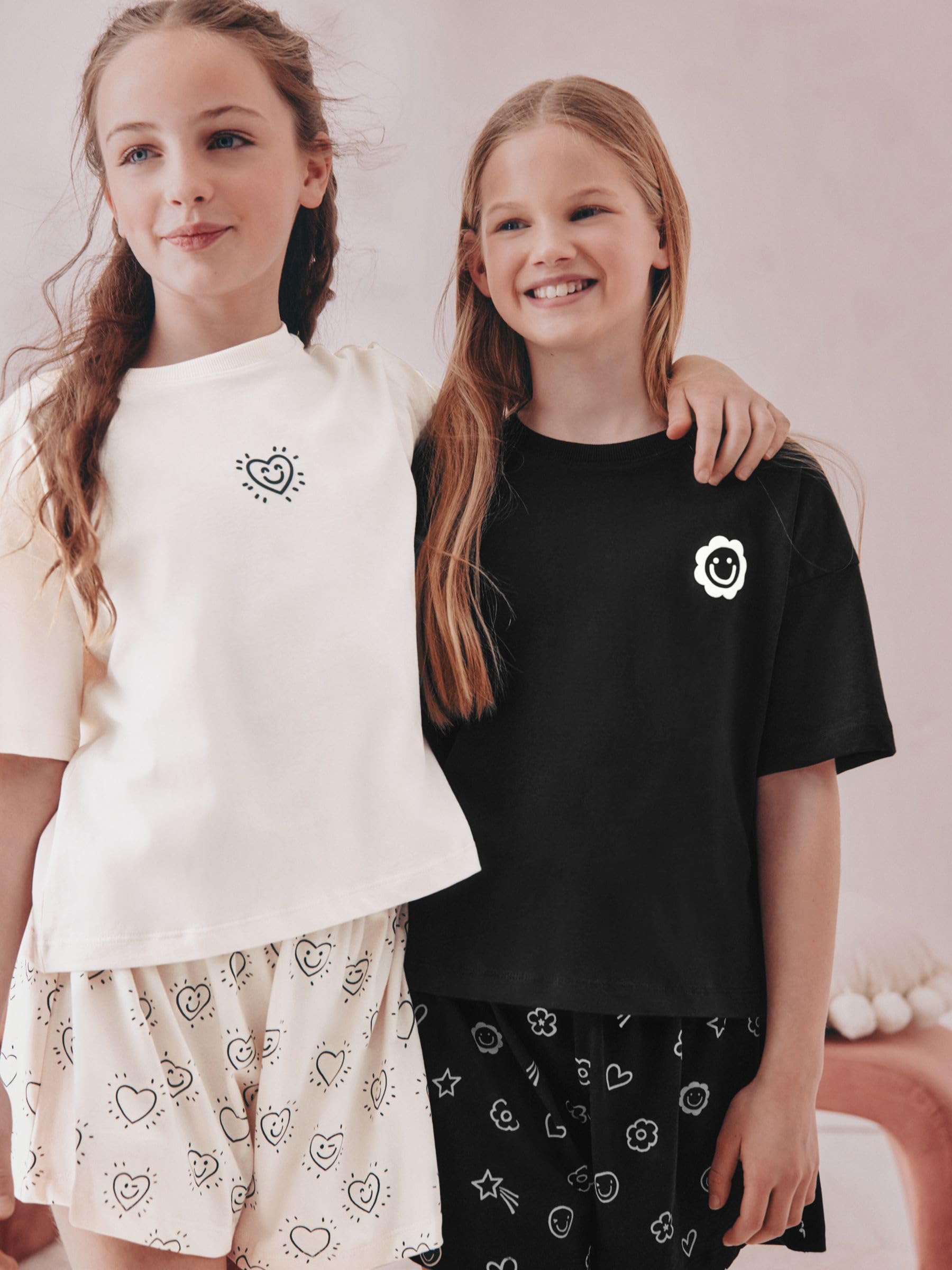 NEXT Fille Pyjama Short, Lot de 2