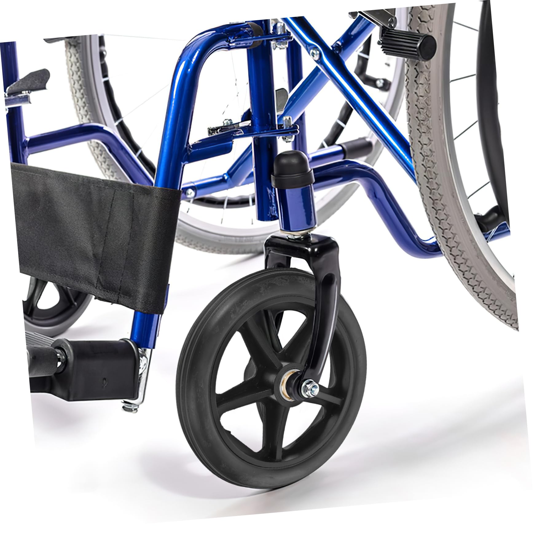Ruedas Delanteras de Repuesto 6 Pulgadas para Silla de Ruedas Rodamientos Resistentes 2 Unidades para Uso en Interiores y Exteriores