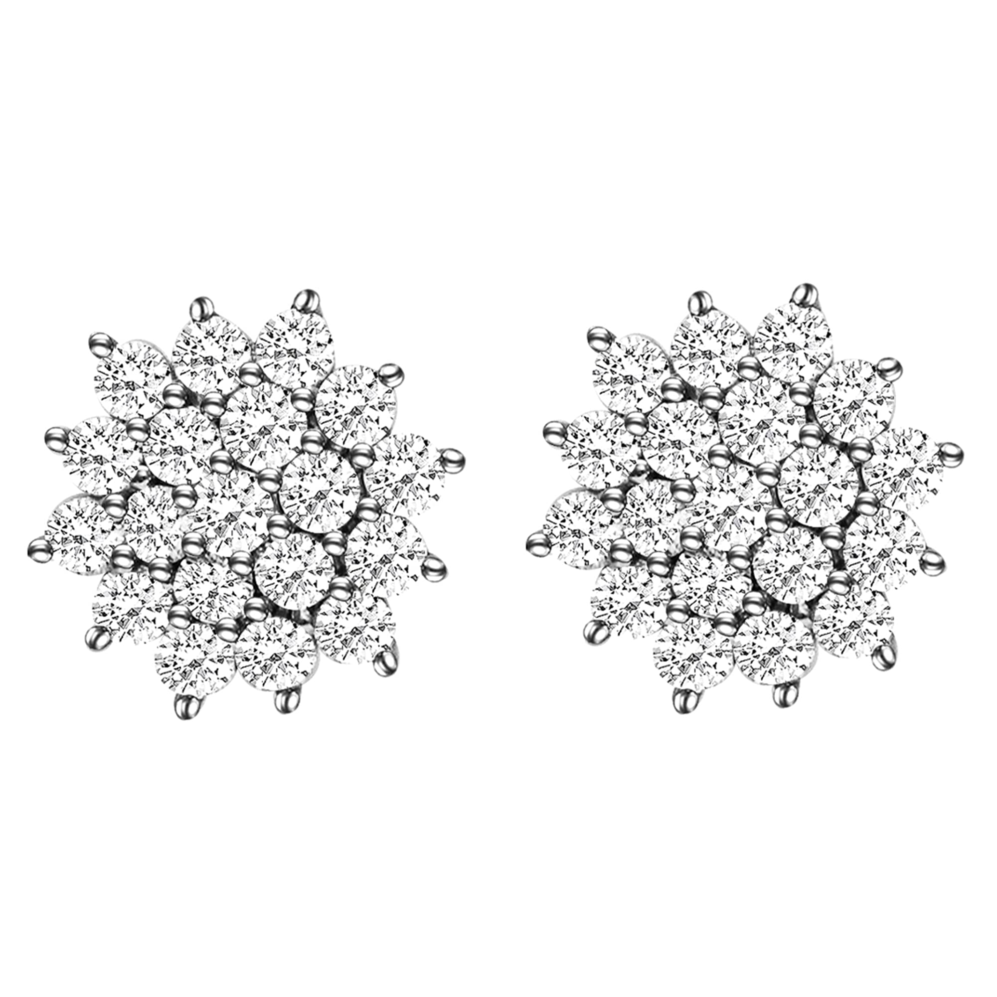 925 Silver Anushka Sharma Zircon Shining Star Studs | Gifts for Girlfriend, Gifts for Women and Girls |With Certificate of Authenticity and 925 Stamp | 6 Month Warranty*