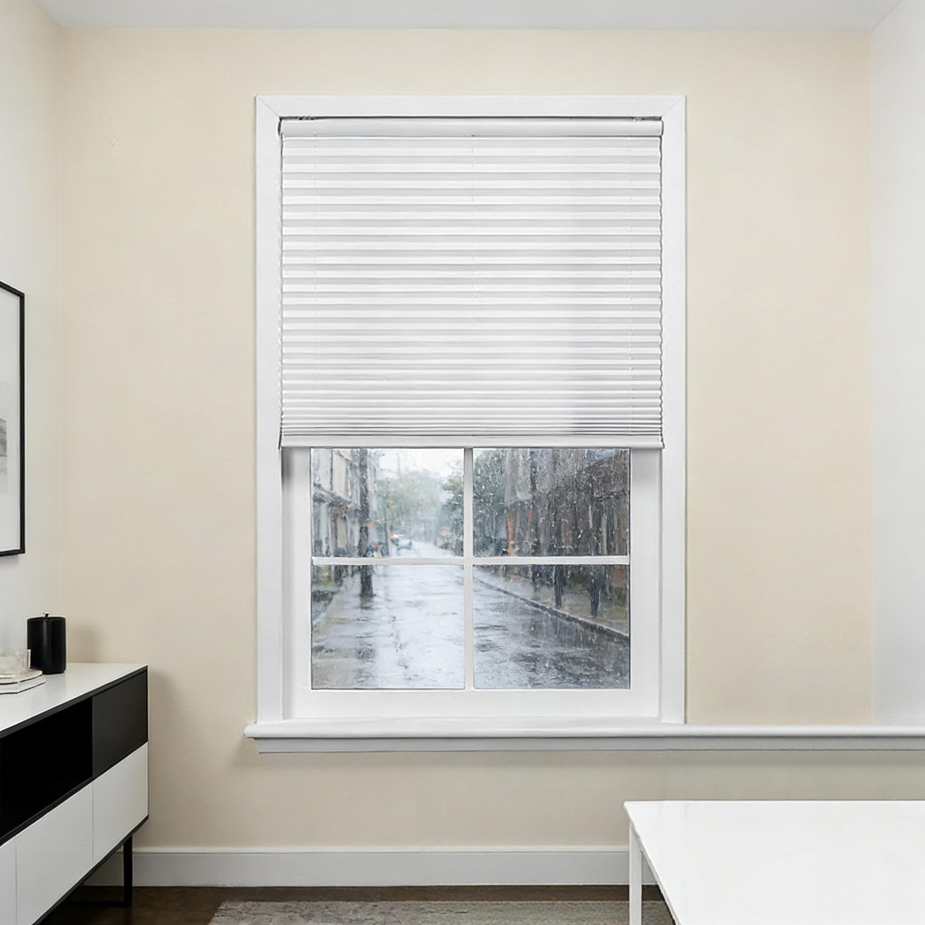 Cortinas venecianas Klemmfix de 40 x 280 cm con aislamiento térmico integrado