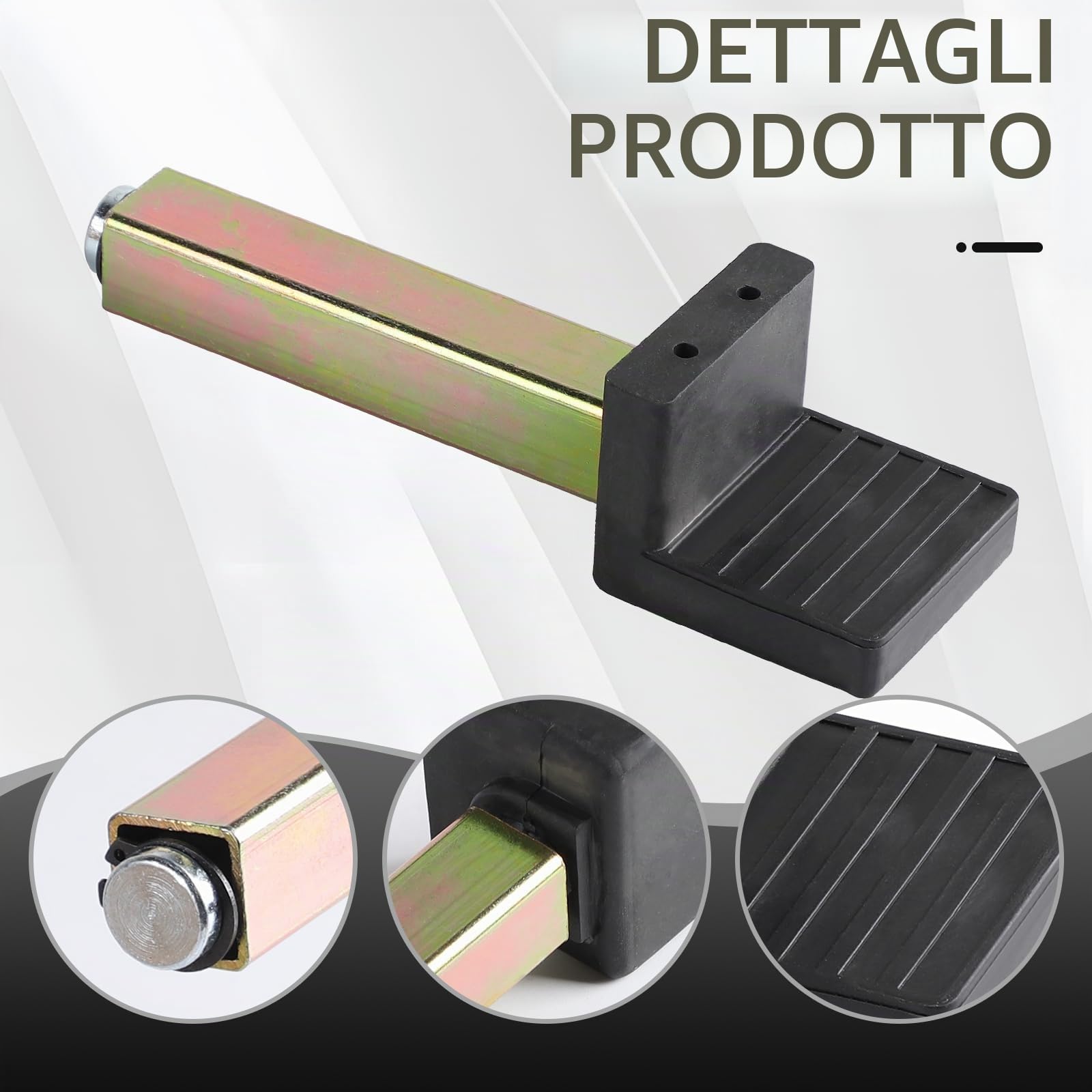 EFUTURETIME 2 Pezzi Adattatore Cavalletto per Cavalletto Moto Posteriore Universale 20 X 20 X 118 mm, Manutenzione Del Garage, Pulizia Della Moto, Forma L