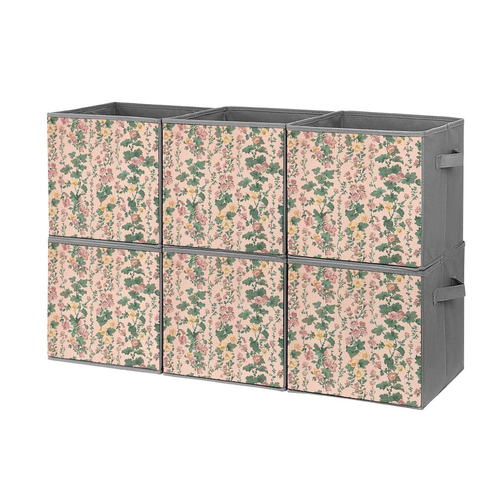 Bacs de rangement pliants pour dressing et étagères de chambre