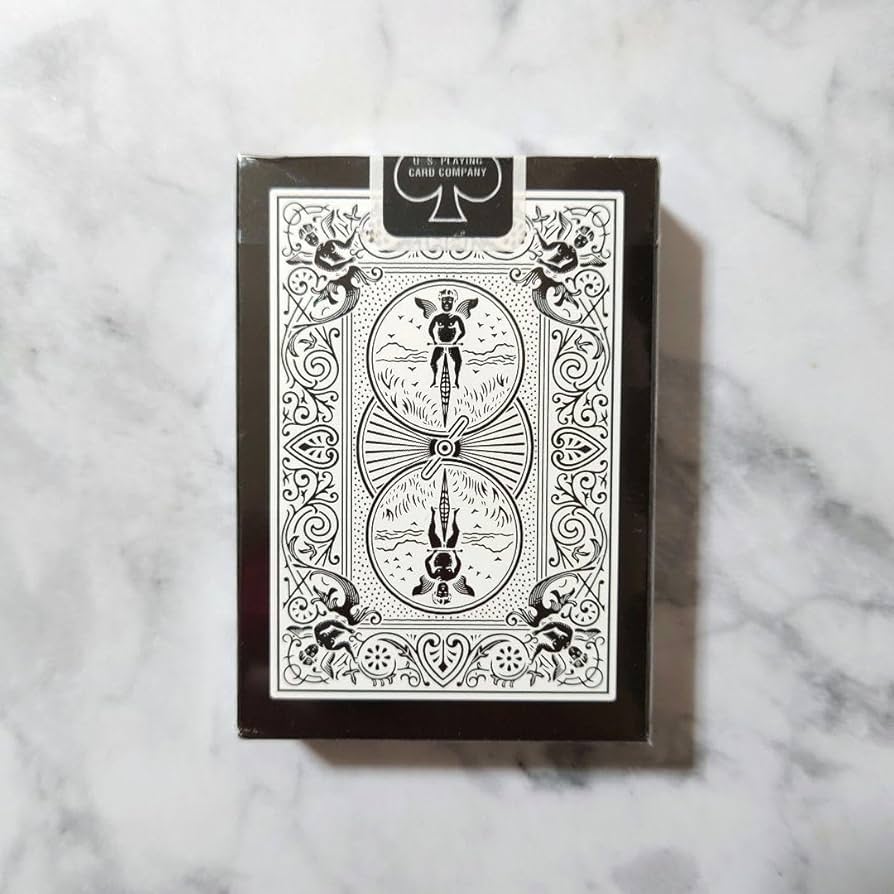 Amazon.co.jp: BICYCLE バイスクル REVESEDBACK BLACK 黒