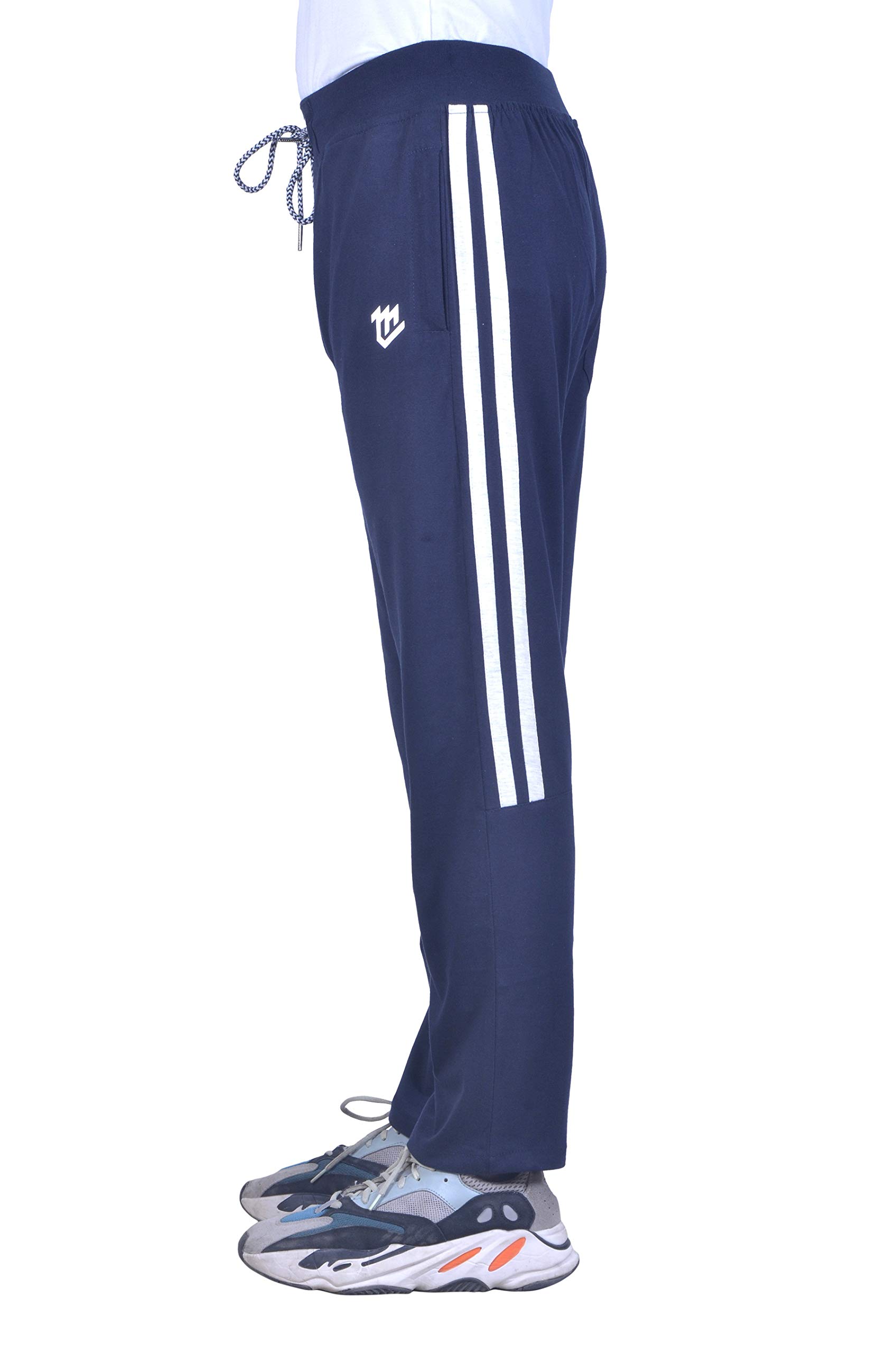 MARK LOUIIS Men's Regular Fit Trackpants (ML-TRPJ-2S_Blue_XXXXX-Large)