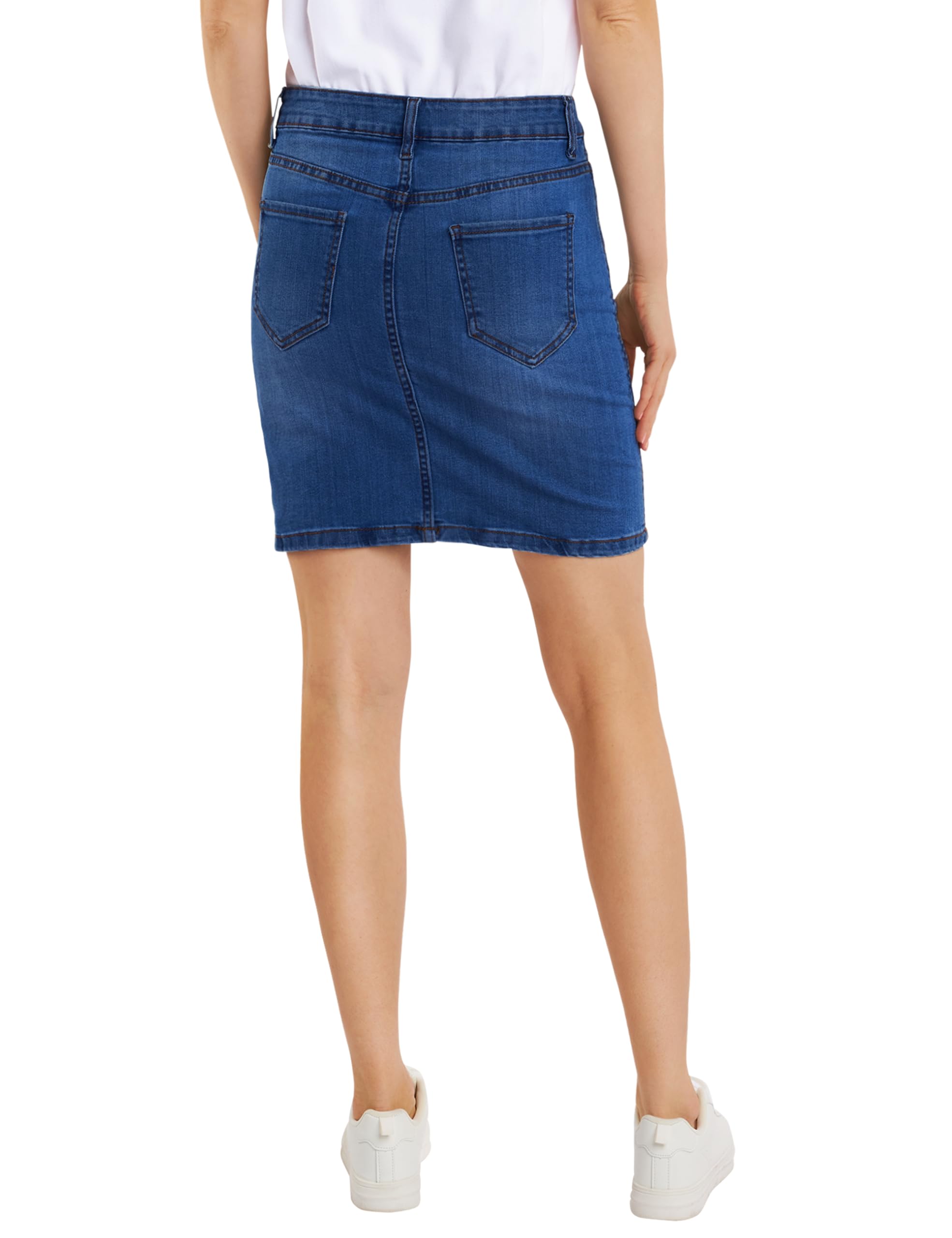 Fraternel Jupe Jeans Femme Court