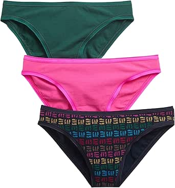 Gap Niña GAP Bikini De Algodón Elástico Para Mujer, Azul, (Blue