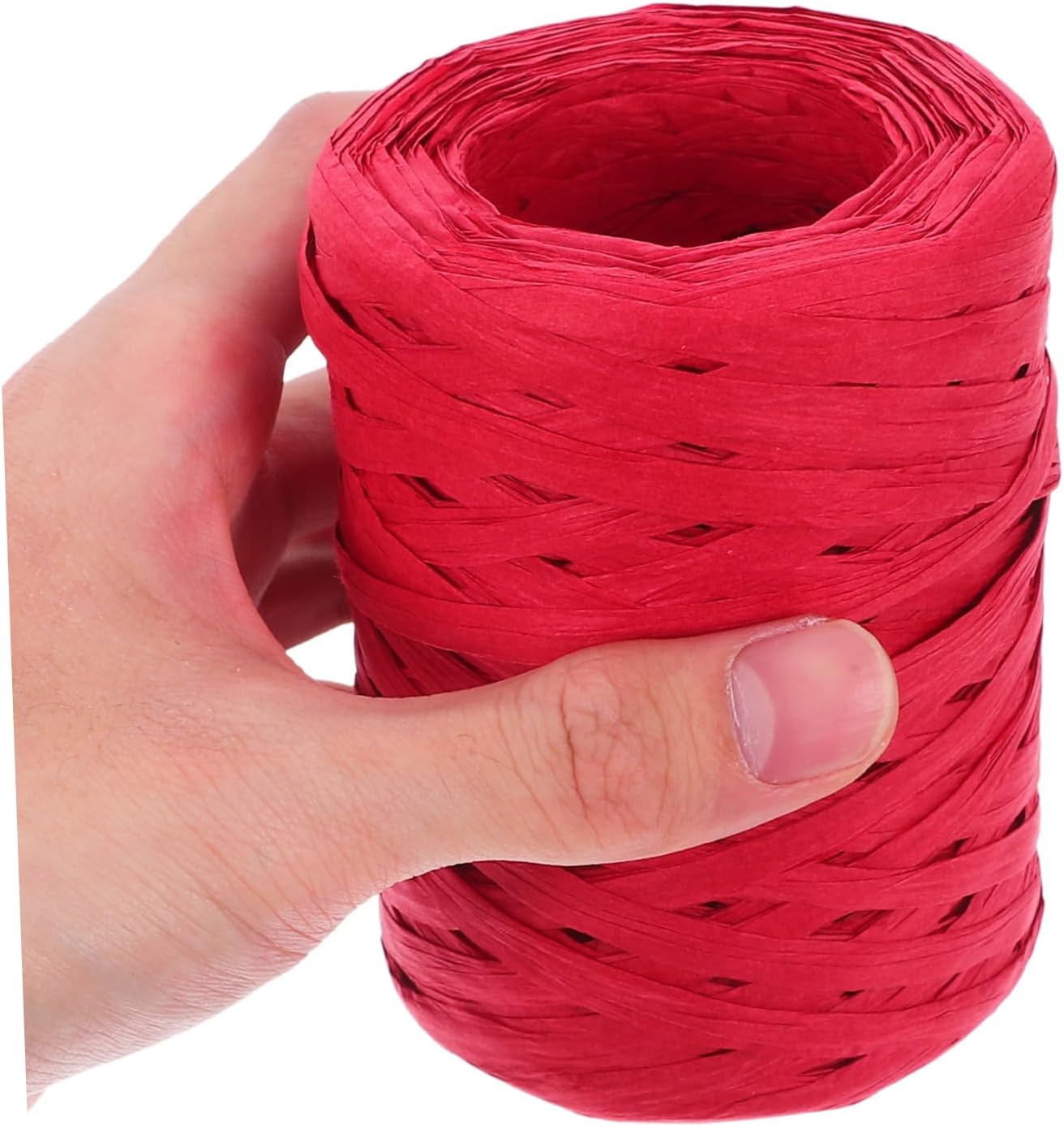 VILLCASE 3rolls Raffia Ribbon Twine for Wrapping Craft Projects Wedding Bouquets and Decor and Soft and Comfortable Texture for Easy Handling