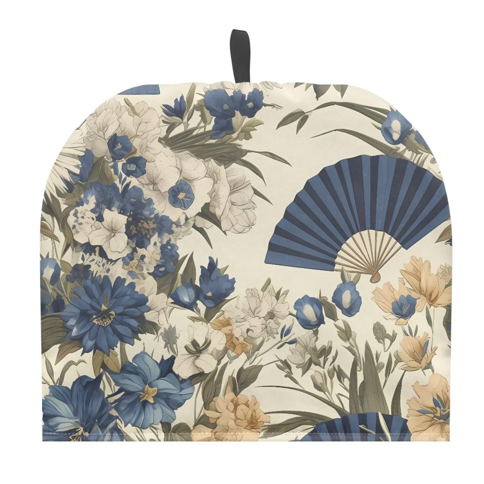 Retro Flowers Tea Cozy for Teapot Insulated Soft Tea Cup Warmer Cozy for Party Kitchen Accessory Retro Fans Kettle Kitchen Dust Cover,Women