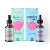 JoySpring Genius Drops and Sulforaphane Supplement for Kids