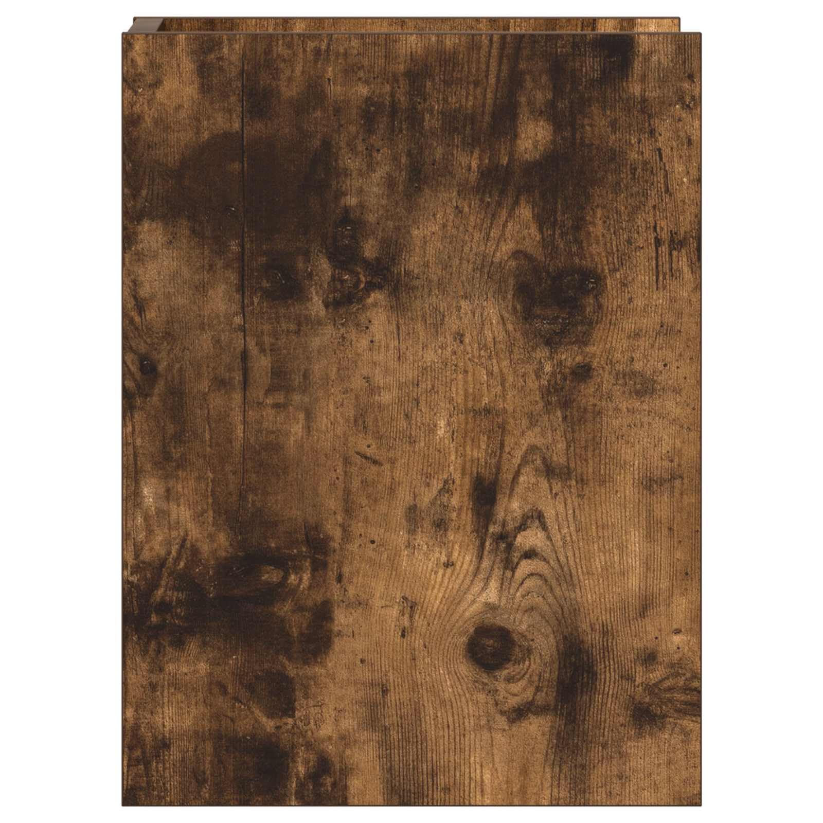 Stojak na rośliny Dąb wędzony 30 x 30 x 40 cm drewno inżynieryjne, pionowa półka na rośliny do wnętrz, otwarta rama, idealna do salonu i małej przestrzeni
