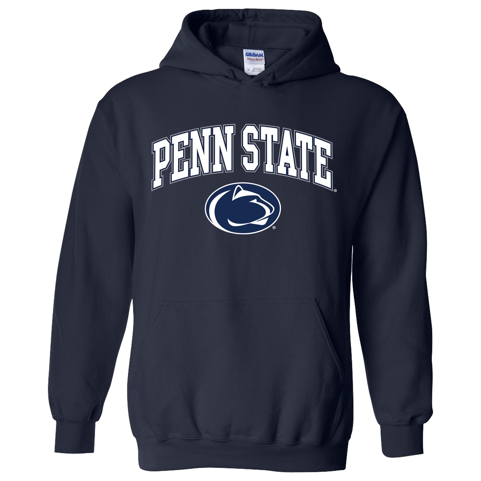 NCAA Officially licensed College - University Team Color Arch Logo Hoodie - Blue - โ image 1