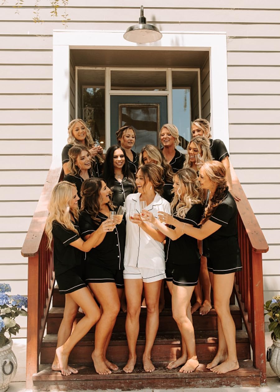 Cherrydew Women Bamboo Viscose Super Soft Comfy Summer Cooling Short Sleeve Button Down Pajama Shorts Set S-XXL - Image 3