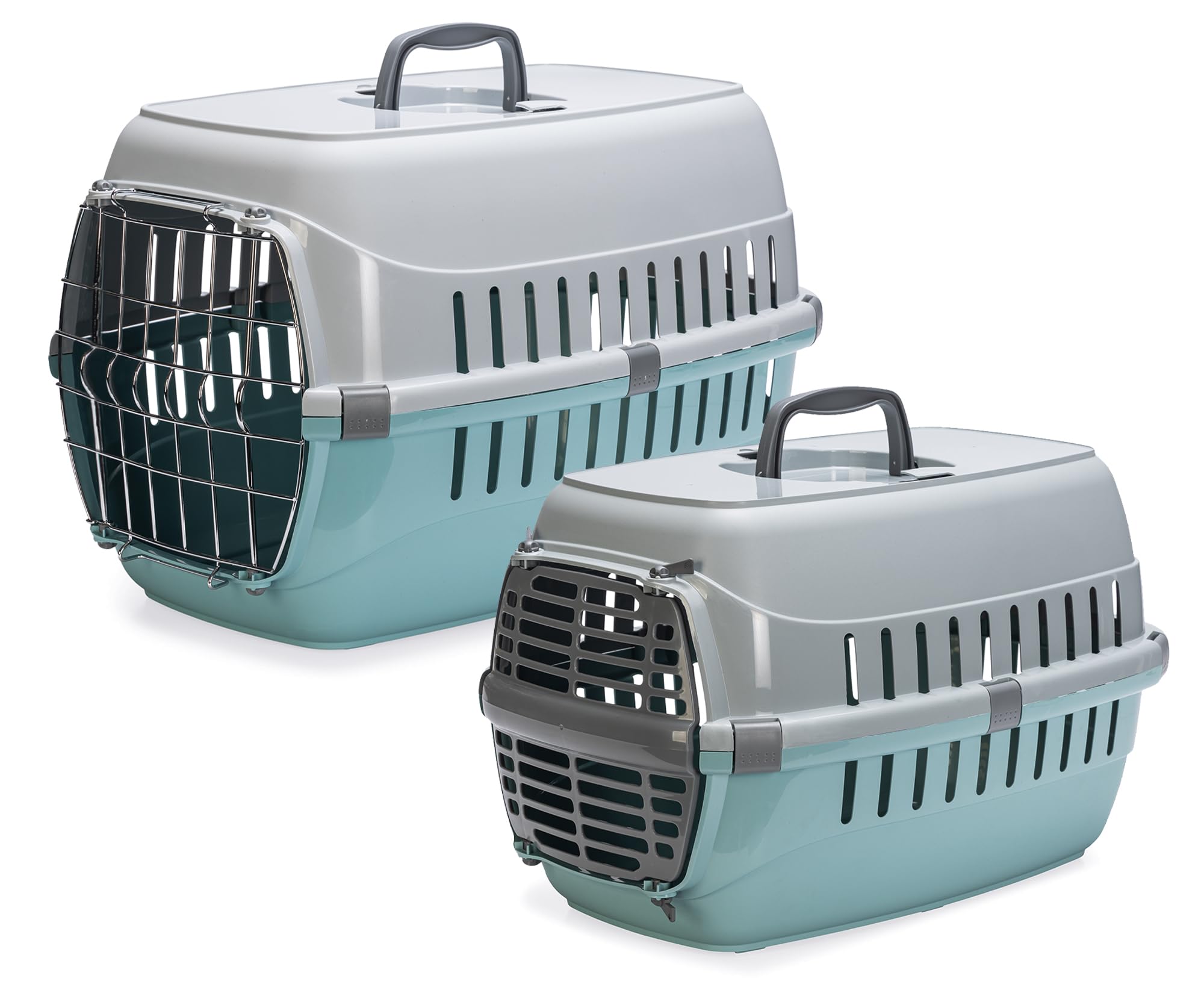 Karlie Eco Transportbox Tourist 2, 56X36X36 cm, Aquamarin