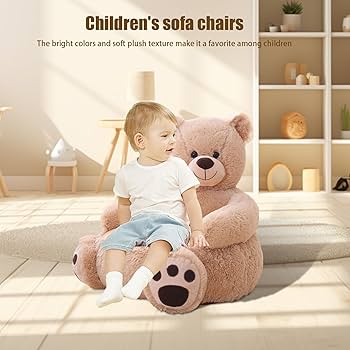 Amazon.co.jp: 幼児ぬいぐるみクマ キャラクター椅子 | 寝室用の