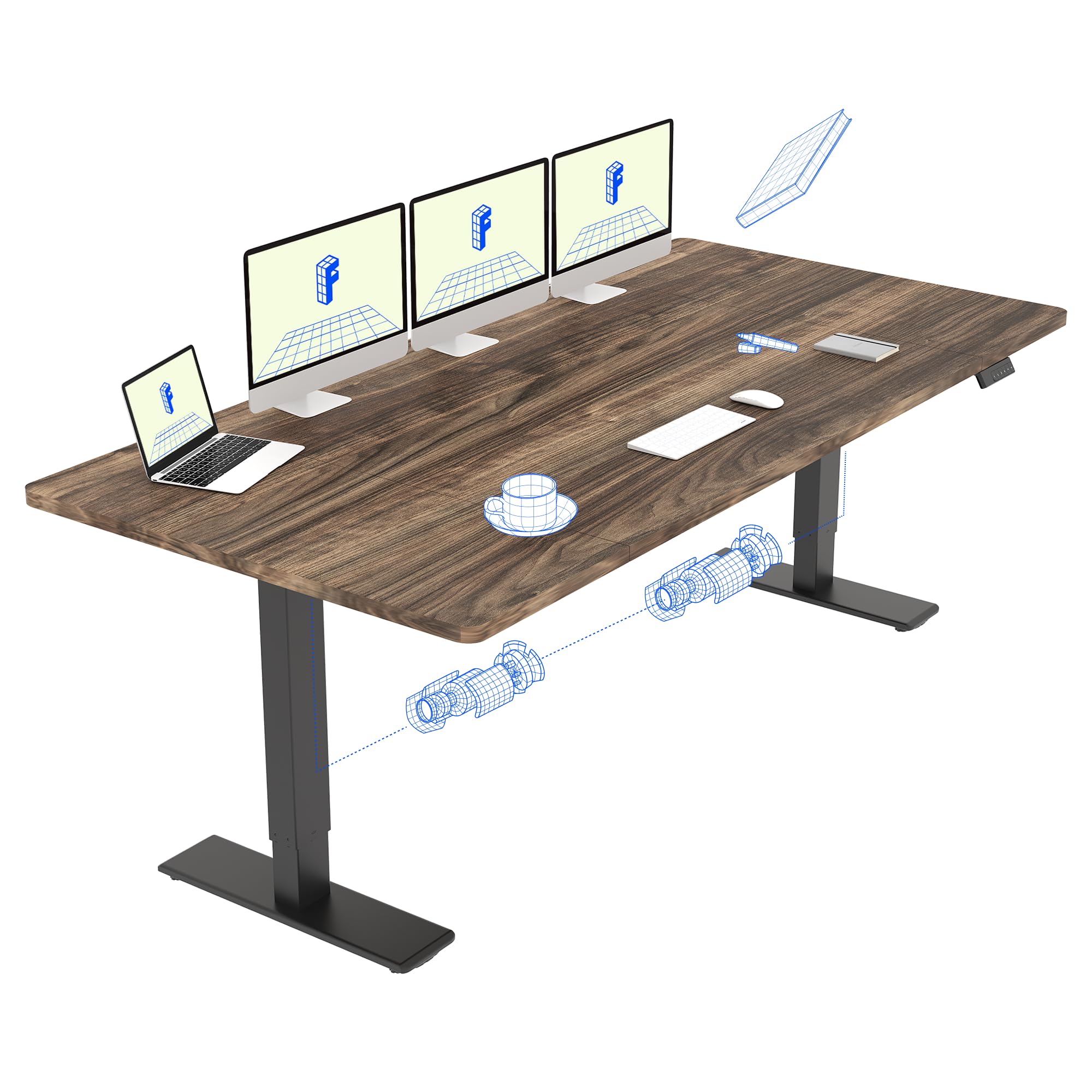 Escritorio Elevable FLEXISPOT: Ajuste Eléctrico y Memoria