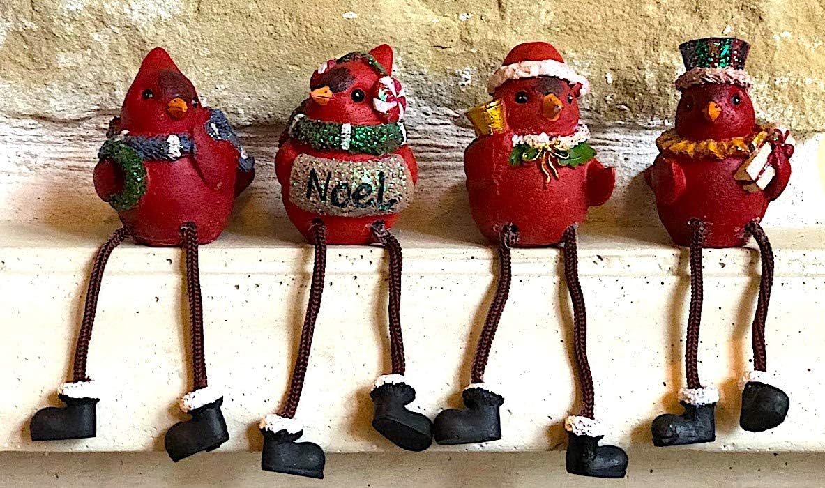 Res Cardinal Shelf Sitter Fig 4 Asst
