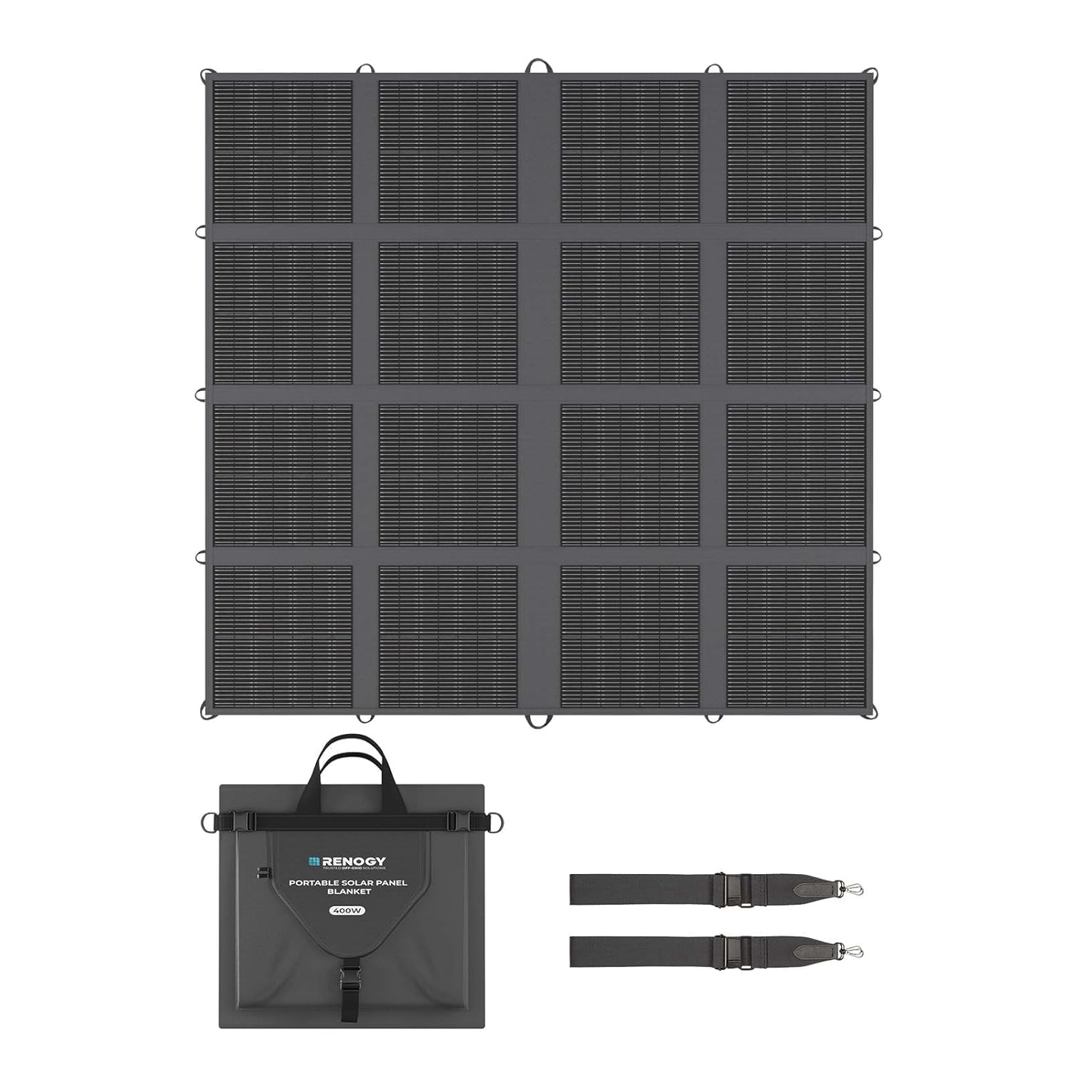 Renogy Faltbares Solarpanel 400W N-Typ 25% Wirkungsgrad IP65 Tragbar Solarmodul für Outdoor Wohnmobil Camping