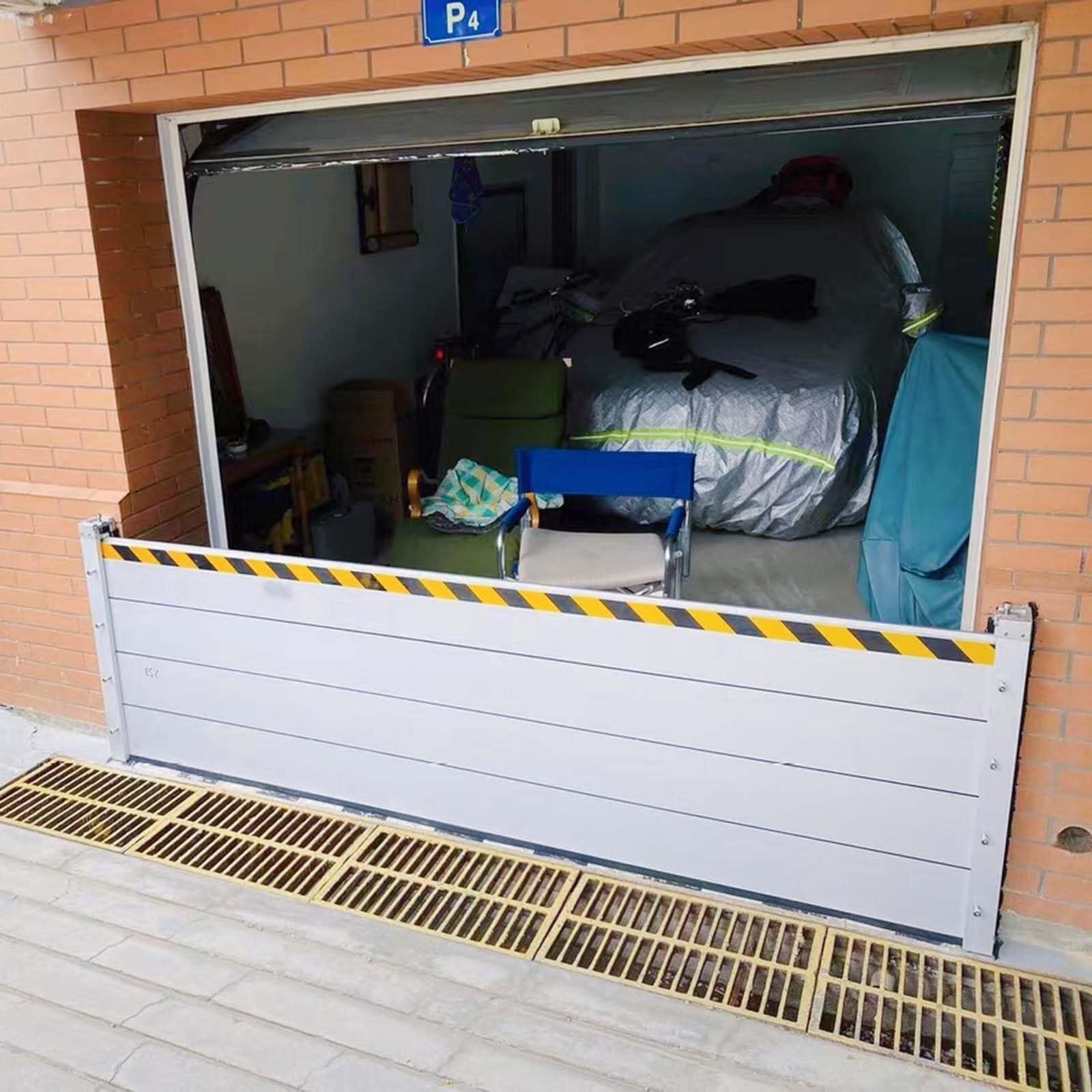 Barrière anti-inondation pour garage et entrées d'usine de 2 à 4m de long