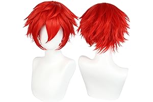 Hair Cap + Ruby Gloom Men's Cosplay Wig