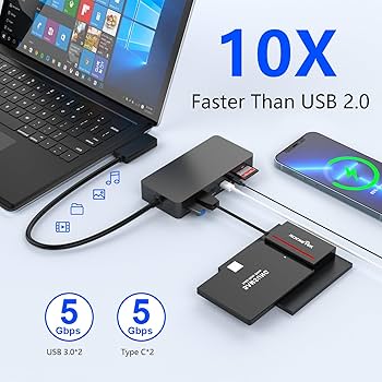 Amazon.com: Surface Dock, Triple Displays (2 HDMI 4K + VGA), 12-in