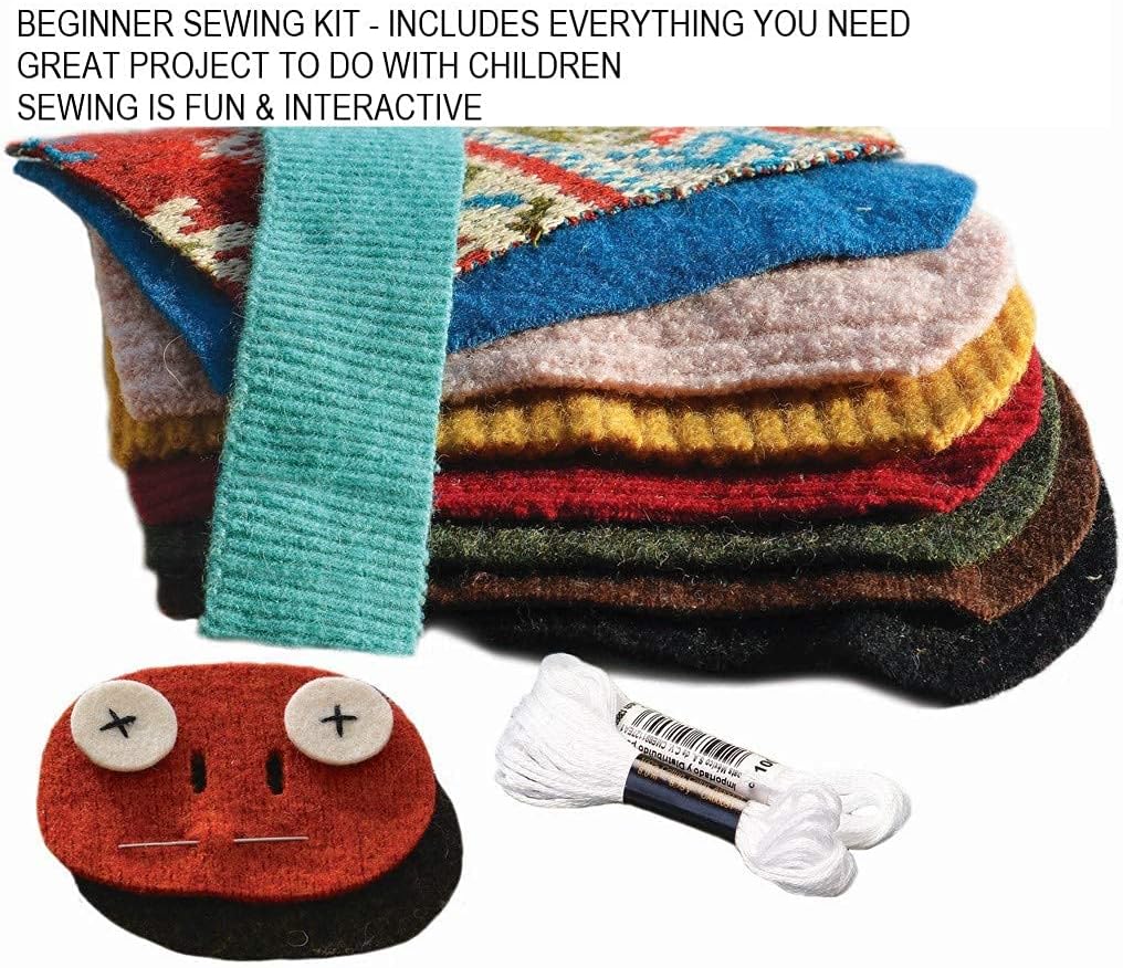 Cate & Levi - Stuffed Animal Making Kit - Unique Child Gift - Machine Washable (Owl), 84 months to 168 months