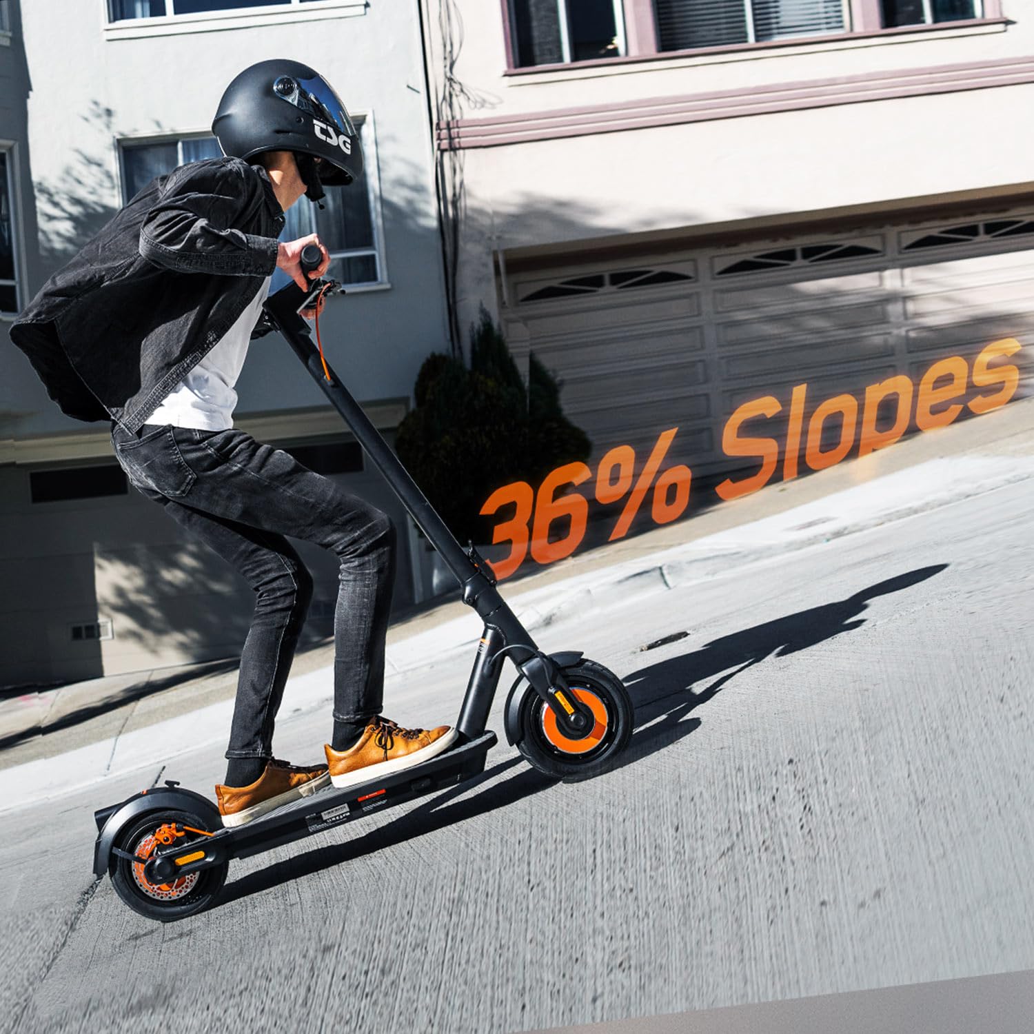 Inmotion Trottinette Electrique Adulte Climber, 2 Moteurs 450W, Autonomie jusqu'à 55km, 25KM/H, Roues 10", Ecran d'affichage LED, Rapide et légère