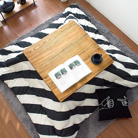 Amazon エア リゾーム こたつ布団 正方形 薄掛け おしゃれ こたつ掛け布団 Regim レジム 190 190cm ブラック こたつ布団 オンライン通販