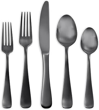 Hampton Forge Black Opera Titanium 5Pc 18/0, 0.60 LB, SFQ35705SK