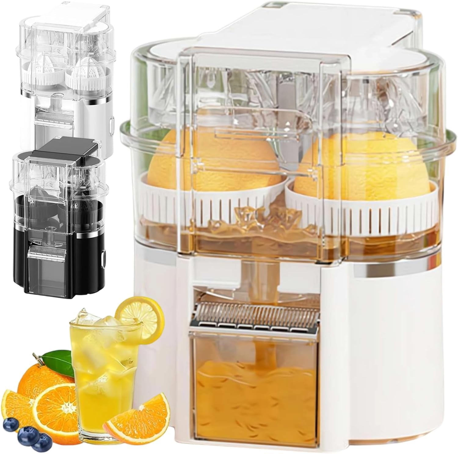 WDWDW Electric Juicer Machine - 600ml Capacity,18000 RPM Citrus Juice Maker for Oranges,Lemons,Limes,Grapefruits