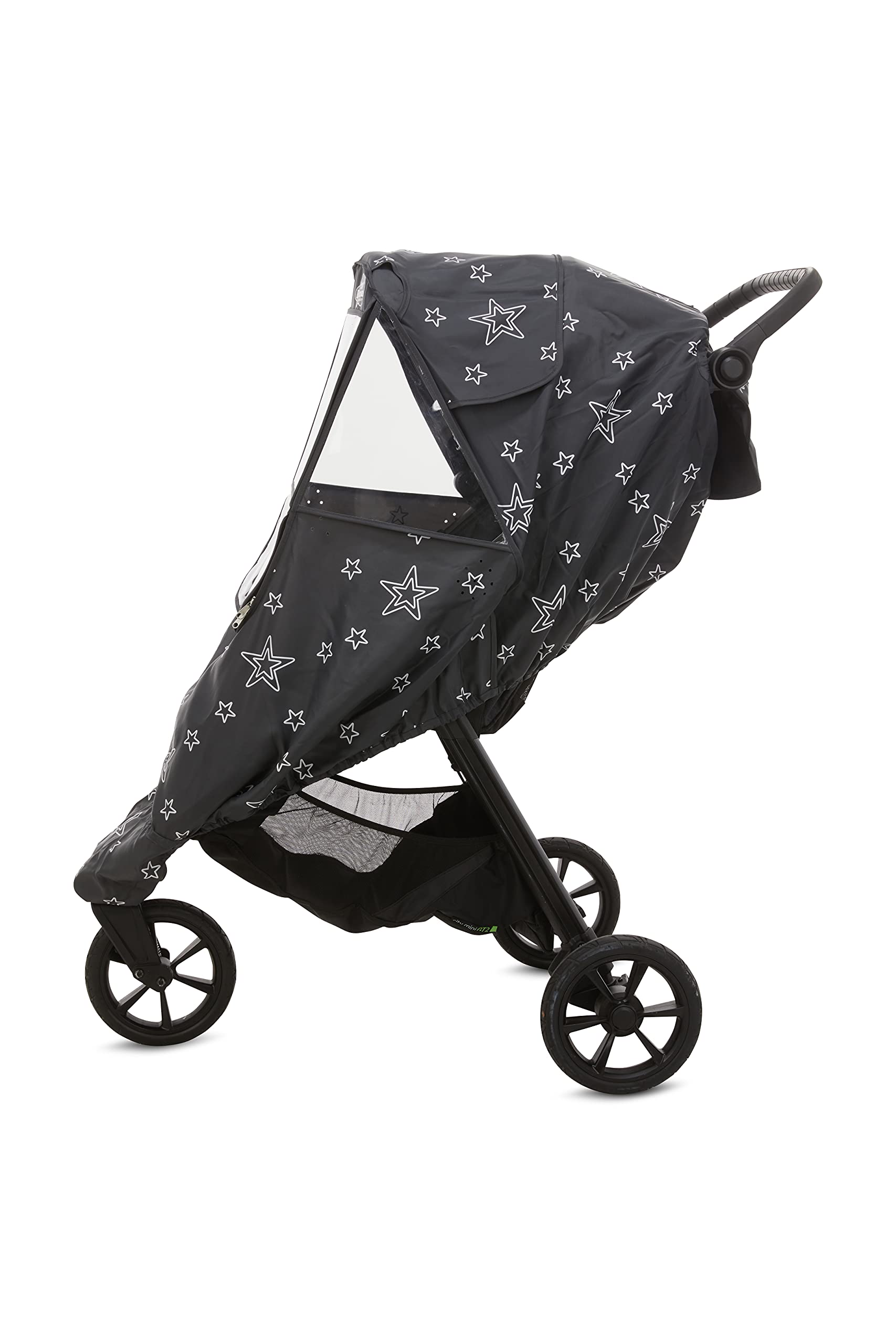 First Essentials Funda de lluvia universal para cochecito de bebé, protección contra la intemperie, resistente al viento, resistente al agua, protege del polvo y la nieve (gris)