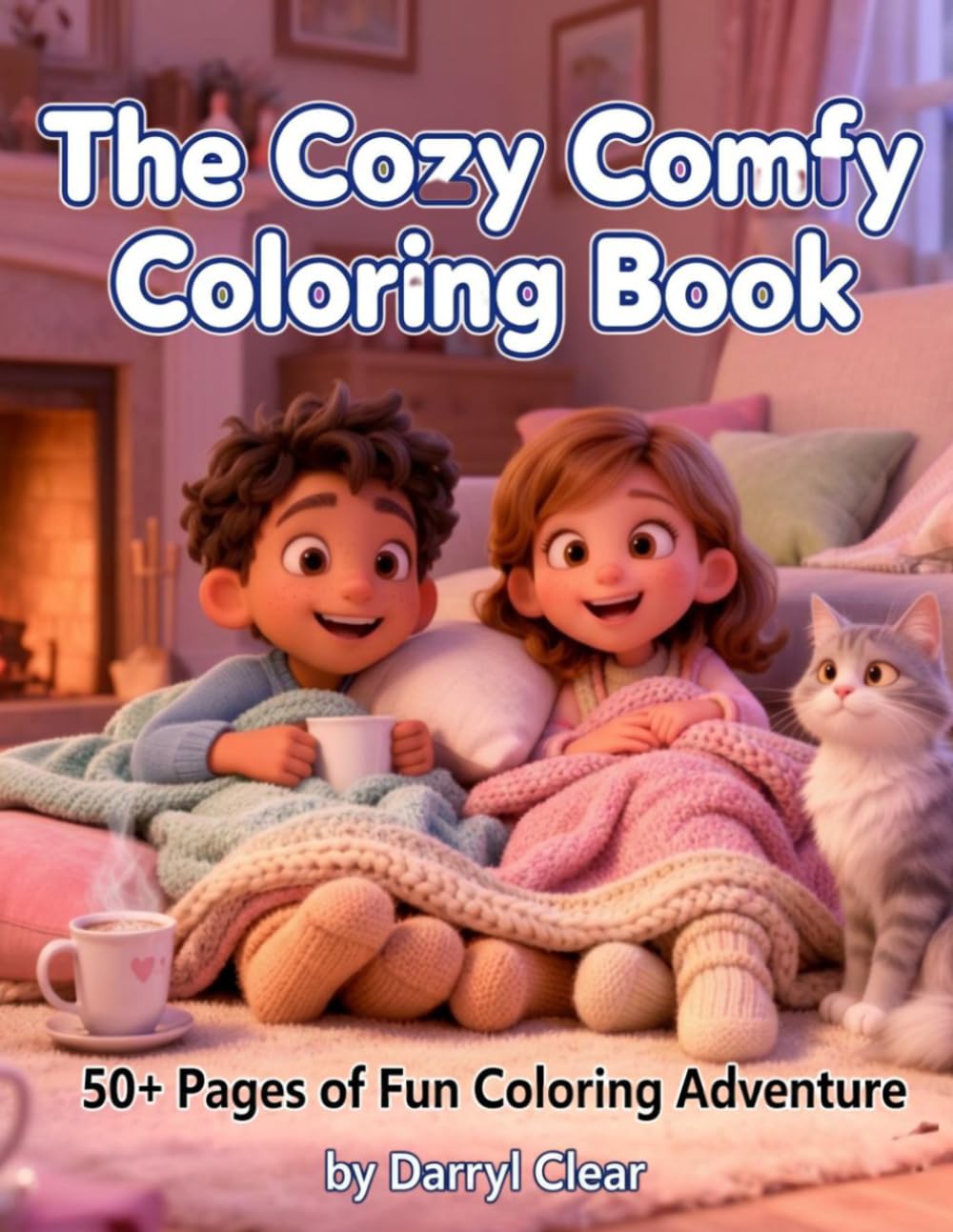 The Cozy Comfy Coloring Book 50+ Pages of Fun Coloring Adventure