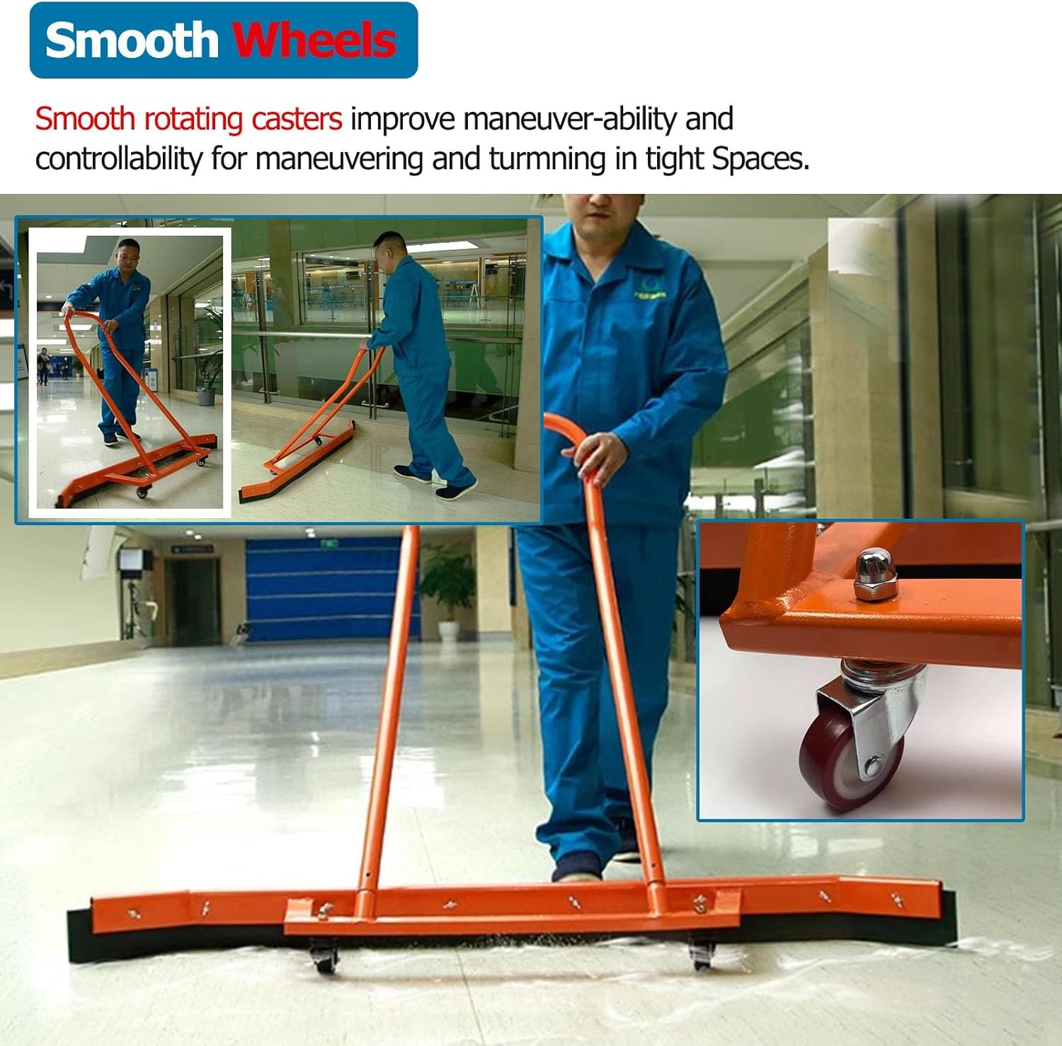 Tennis Court Squeegee Professional, Heavy Duty Sport Court Water Remover Dryer Water Pusher, Quick Clean Tennis Court Equipment Accessories Broom,135x95cm/53.1,135x95cm/53.1x37.4inch