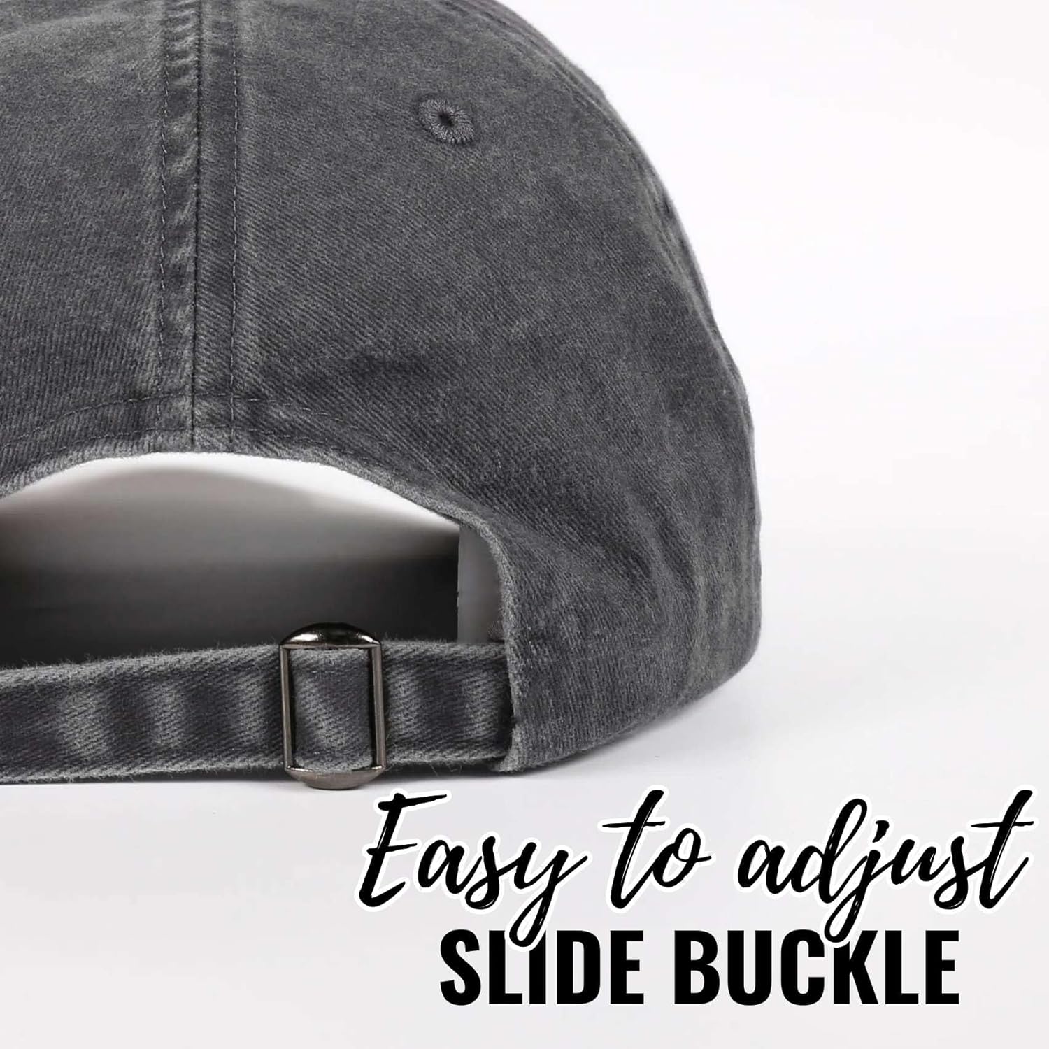 Pop Pop Gifts Embroidered Cap, Funny Grandpa Gifts for Men, Adjustable Hat Gifts Accessory for Birthday & Christmas Grey - Image 5