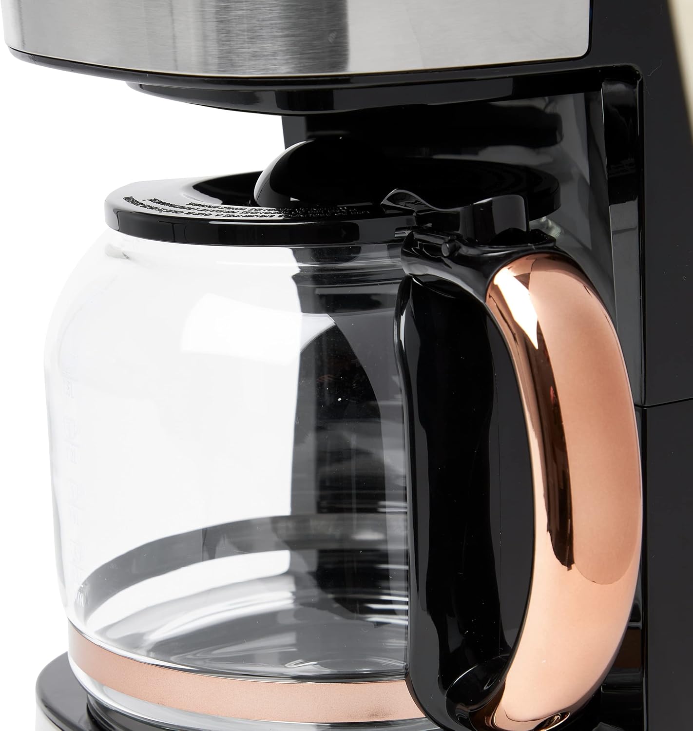 Haden 12-Cup Programmable Steel & Copper Drip Coffee Maker