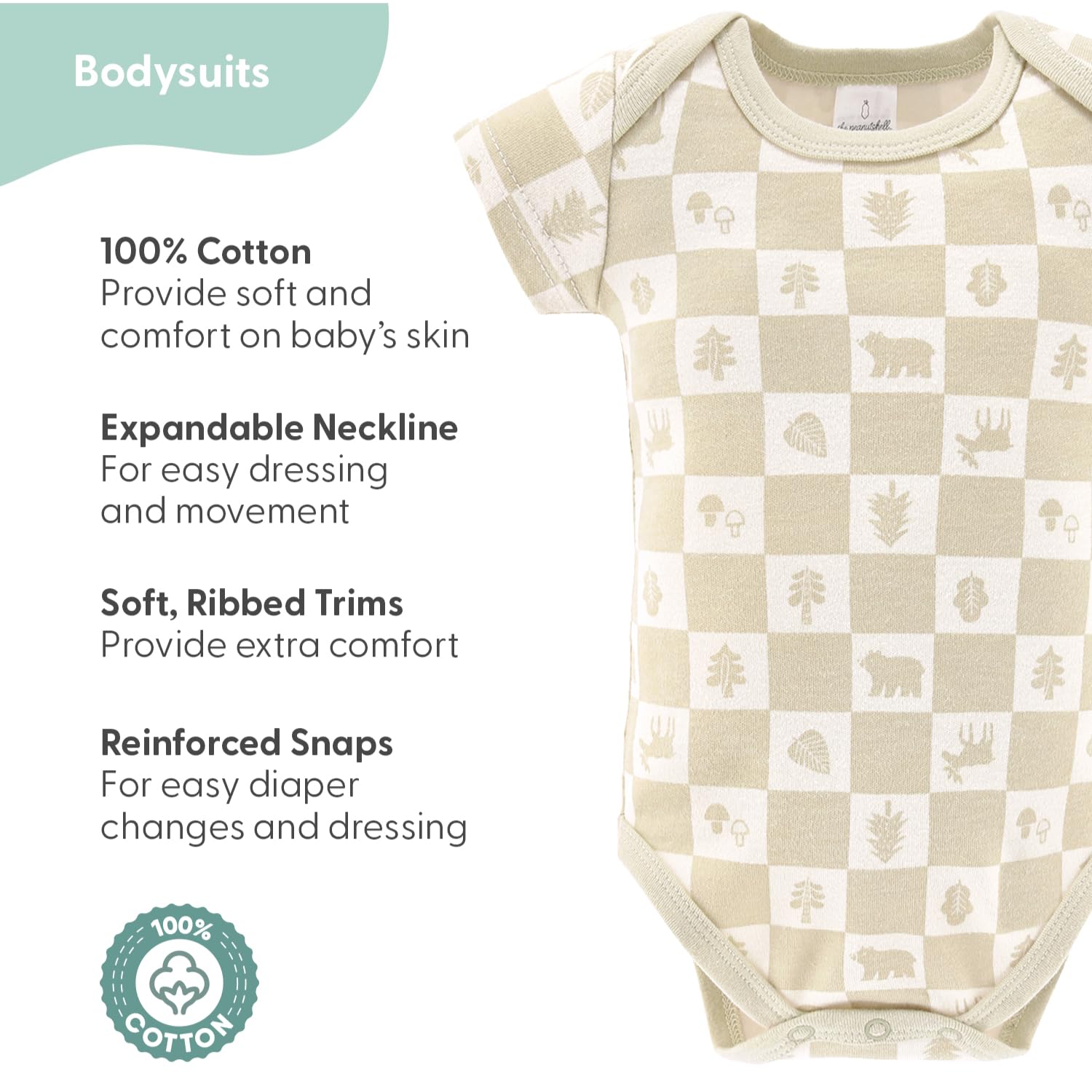 The Peanutshell - Juego de regalo de canastas para bebés y niños, juego de regalo de 23 piezas, ropa de bebé y artículos esenciales para recién nacidos, ropa de bebé recién nacido de 0 a 3 meses,