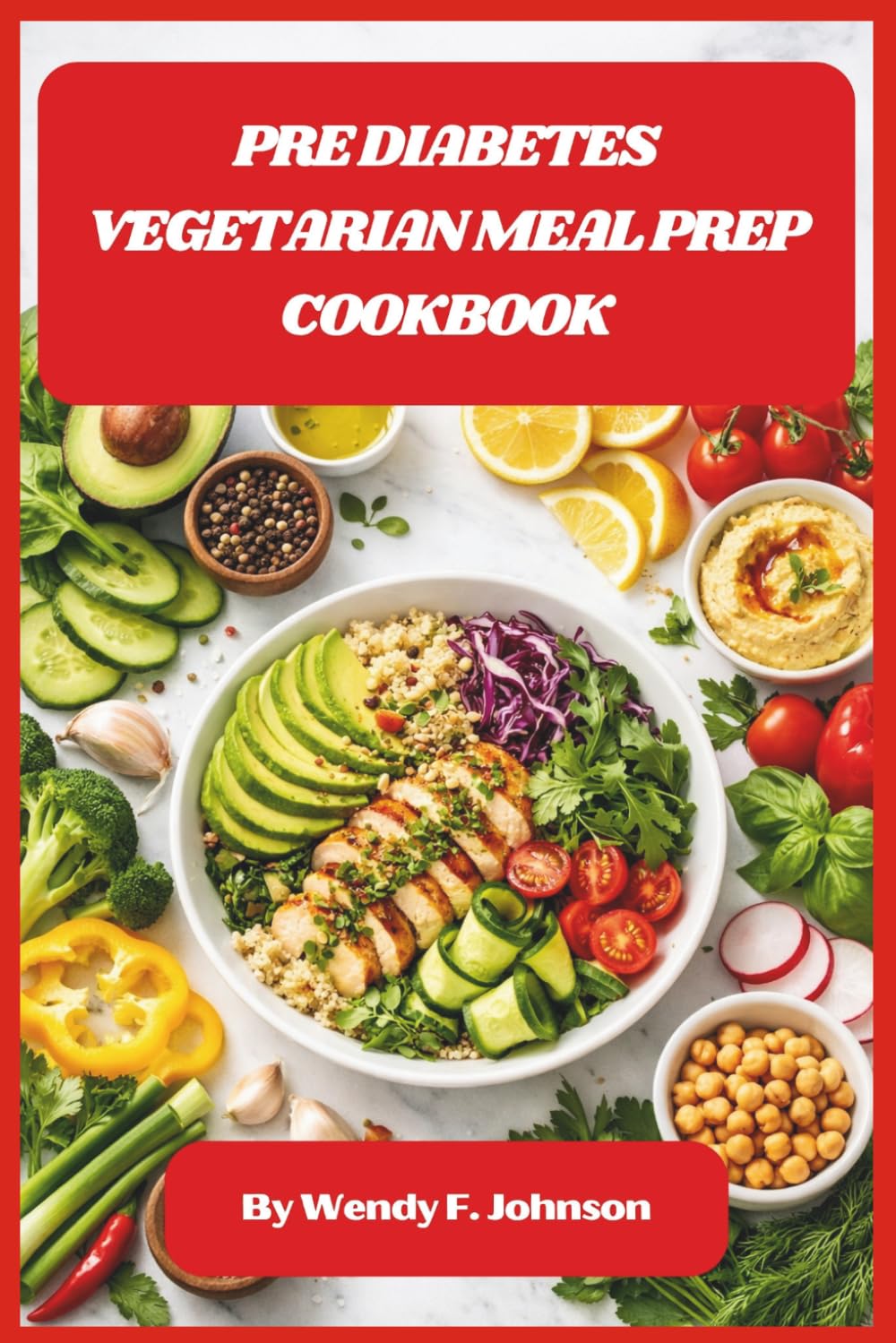 Pre Diabetes Vegetarian Meal Prep Cookbook: 30-Day Low-Glycemic Plan with Simple Batch Recipes to Balance Blood Sugar, Boost Energy, and Simplify Healthy Eating