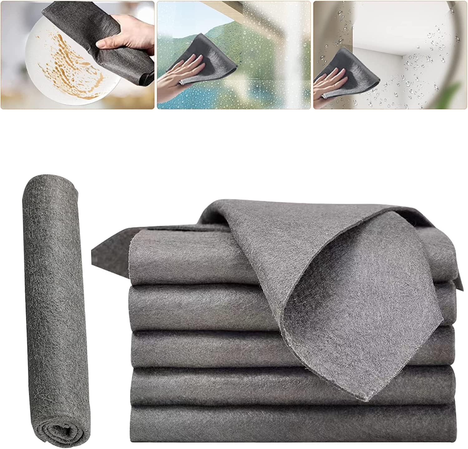 Window Cleaner Rags Amazon.com: Lurowo Ultra Soft Cleaning Rags,5 Pack Cleaning Cloth,Quick ...