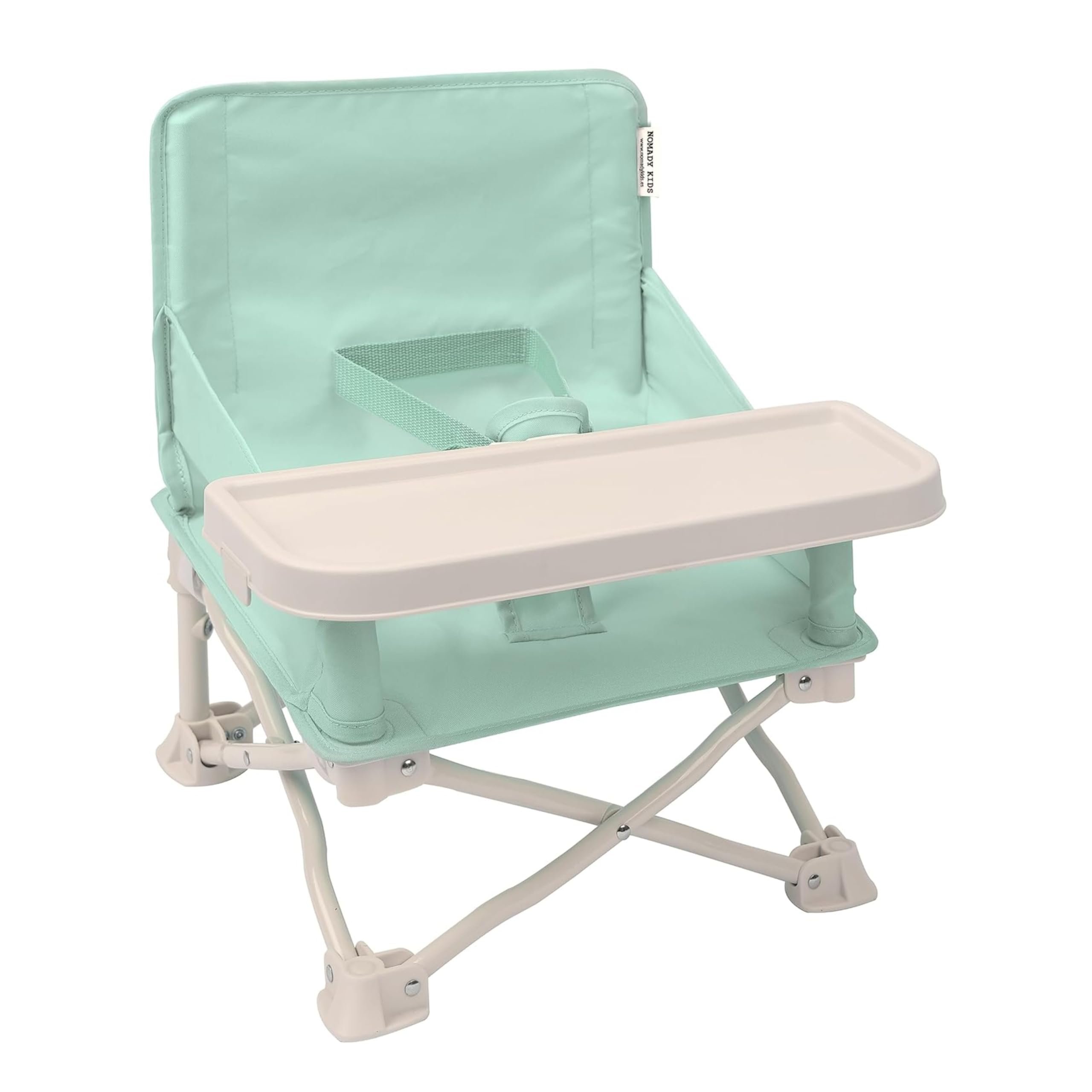 Silla Elevadora Portátil Infantil/Trona con Bandeja - Bebes 6 a 36 Meses (Mint)