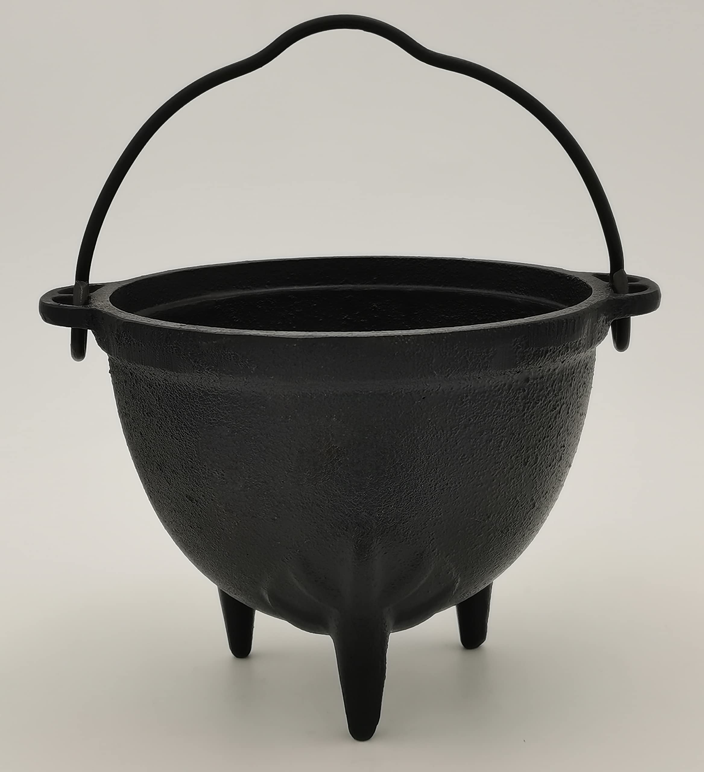 YIMIFLA Incense Burner Cast Iron Cauldron with Lid Witchcraft 4.9