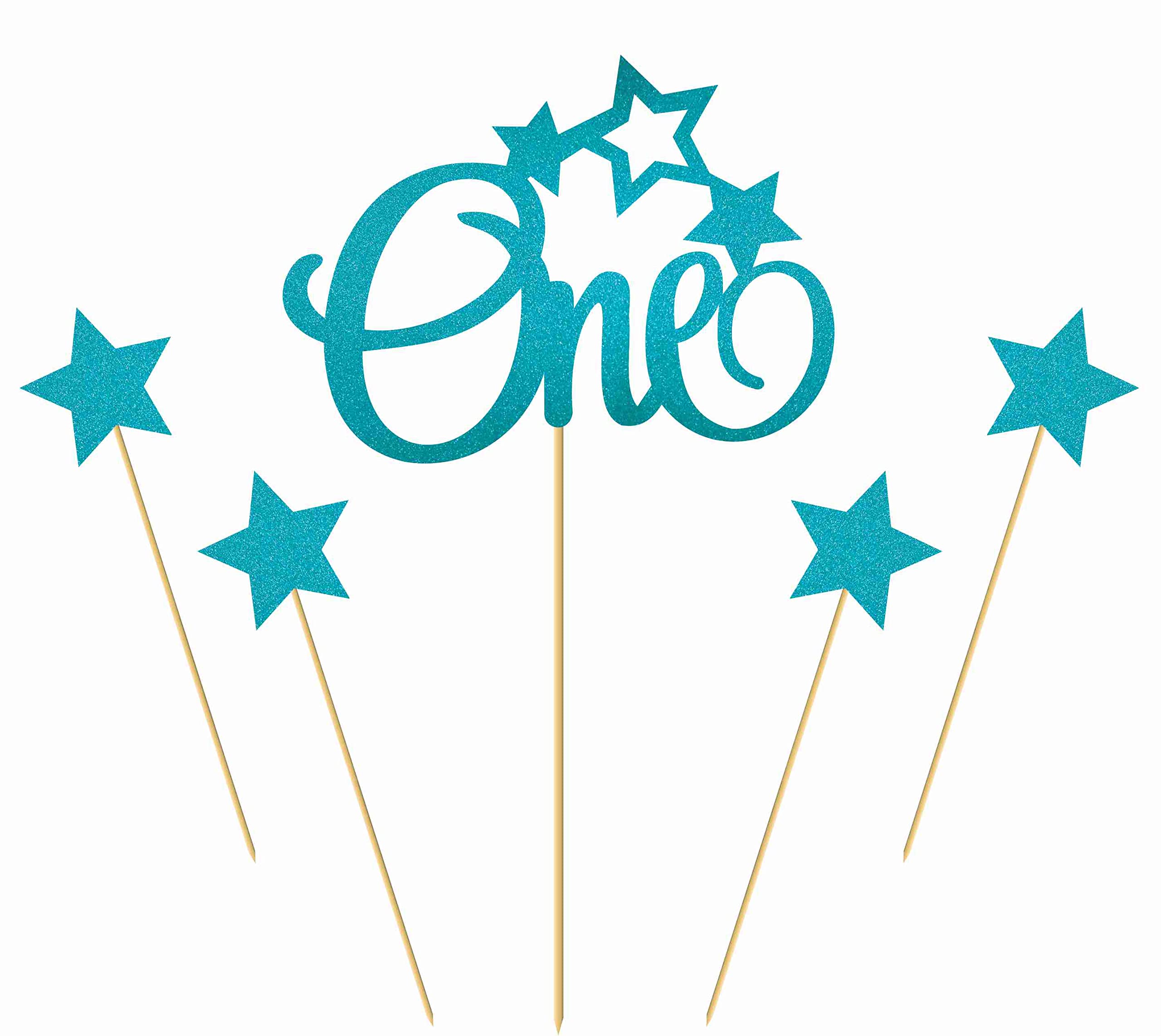 Buy SVM CRAFT kids cake topper design 11Blue 1st Birthday Topper